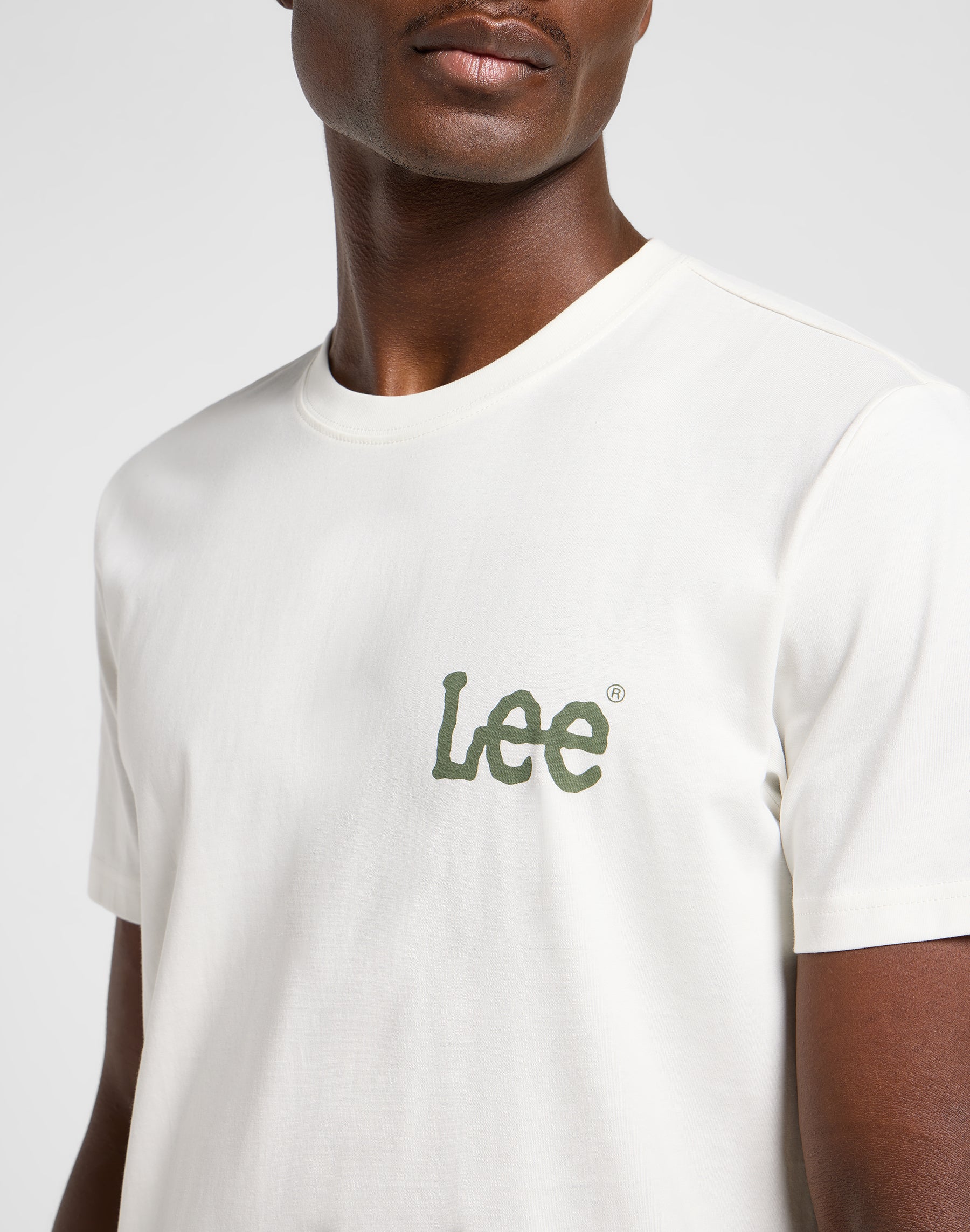 Medium Wobbly Lee Tee en écru T-shirts Lee