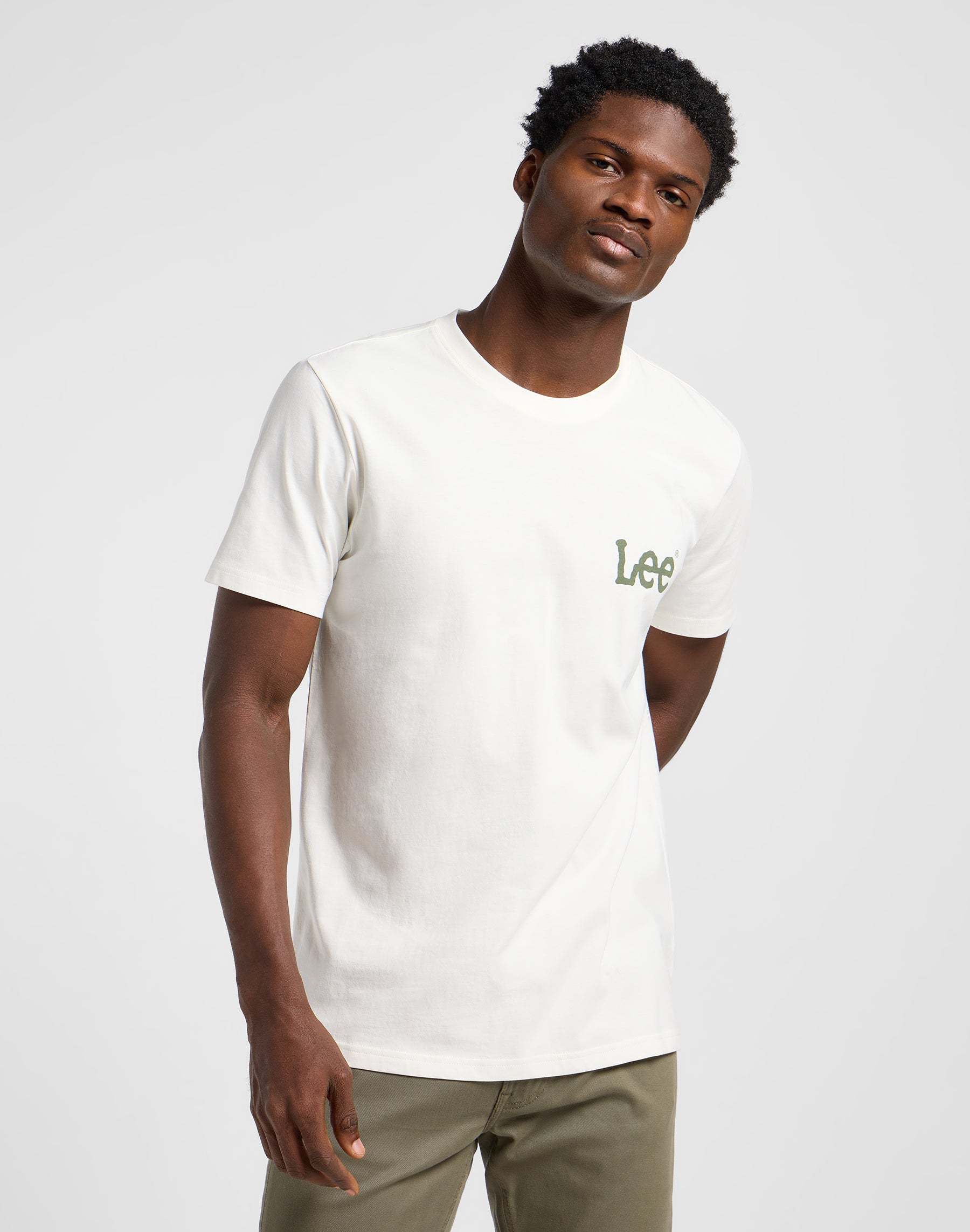 Medium Wobbly Lee Tee en écru T-shirts Lee