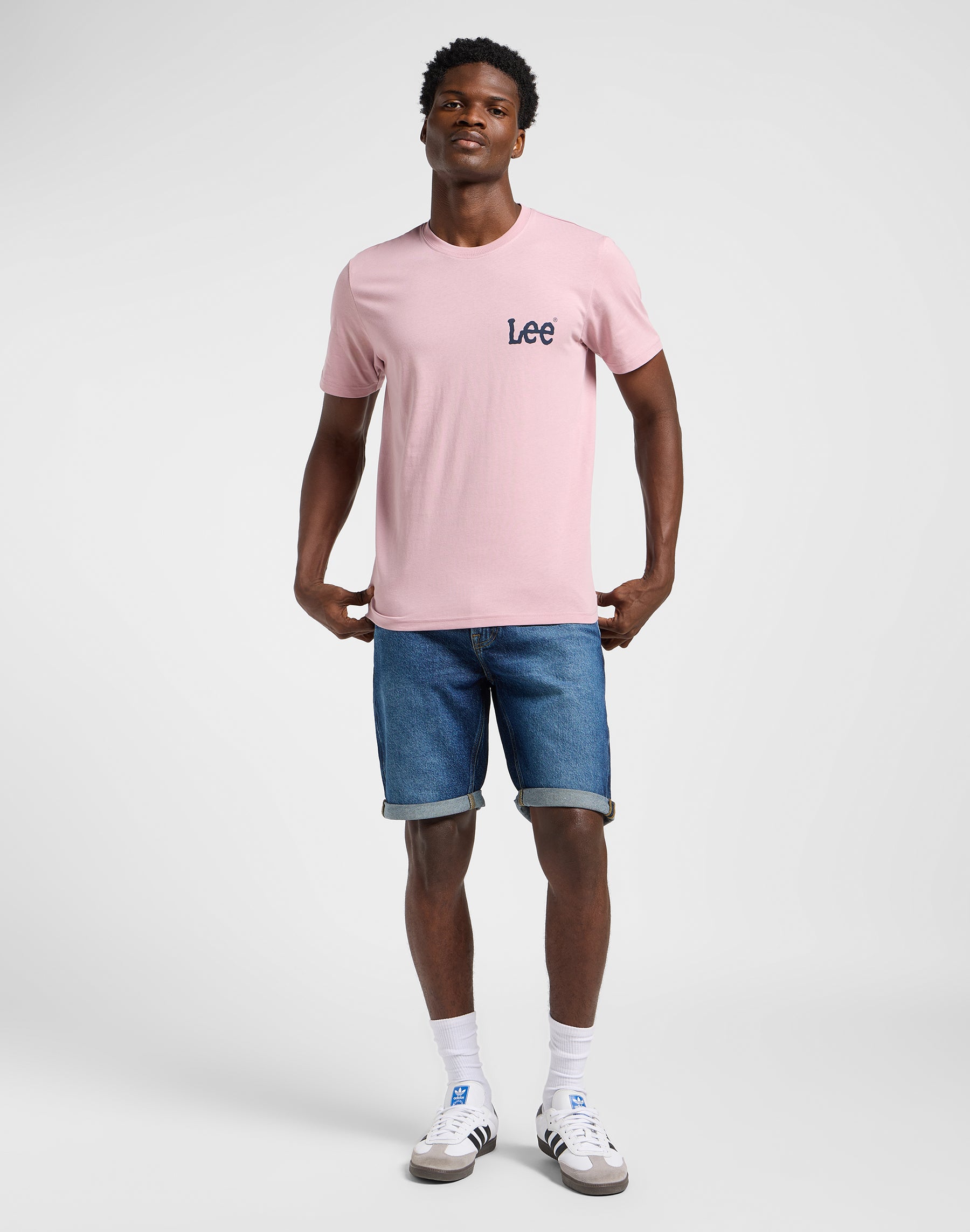 Tee Wobbly Lee moyen en mauve doux T-shirts Lee