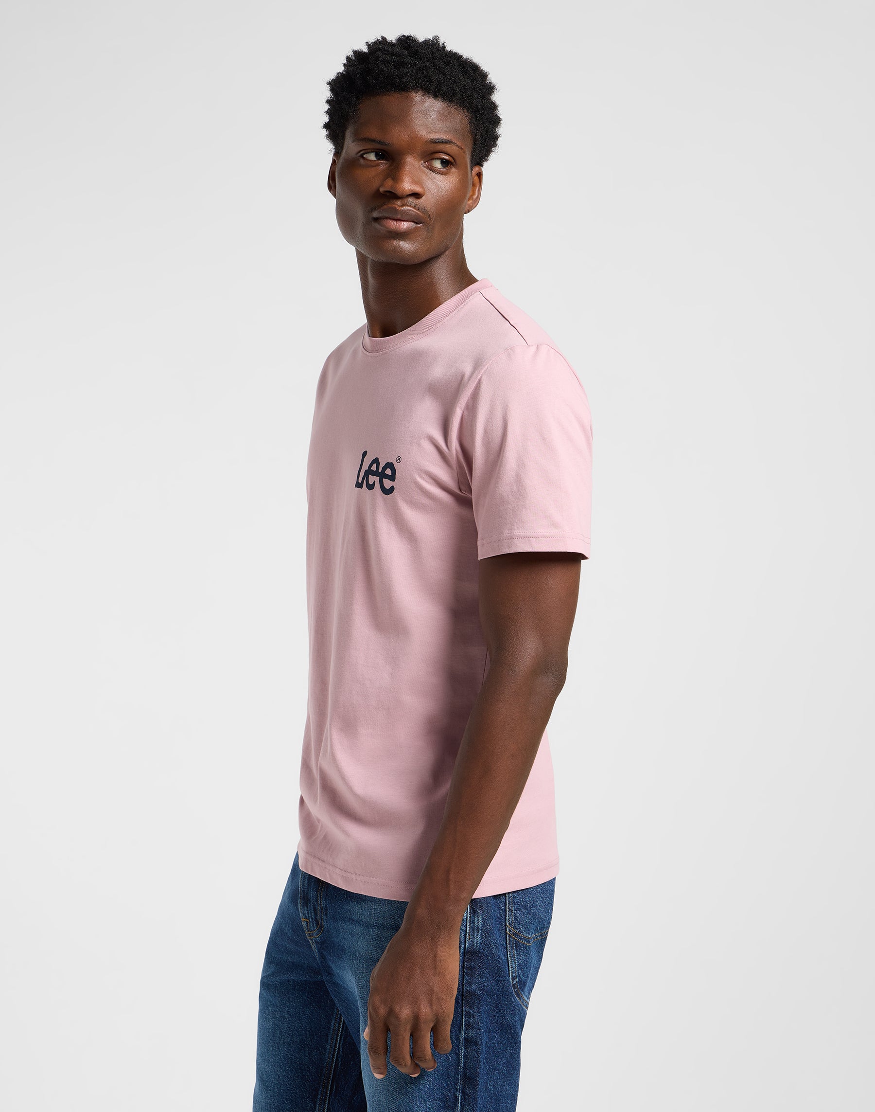 Tee Wobbly Lee moyen en mauve doux T-shirts Lee