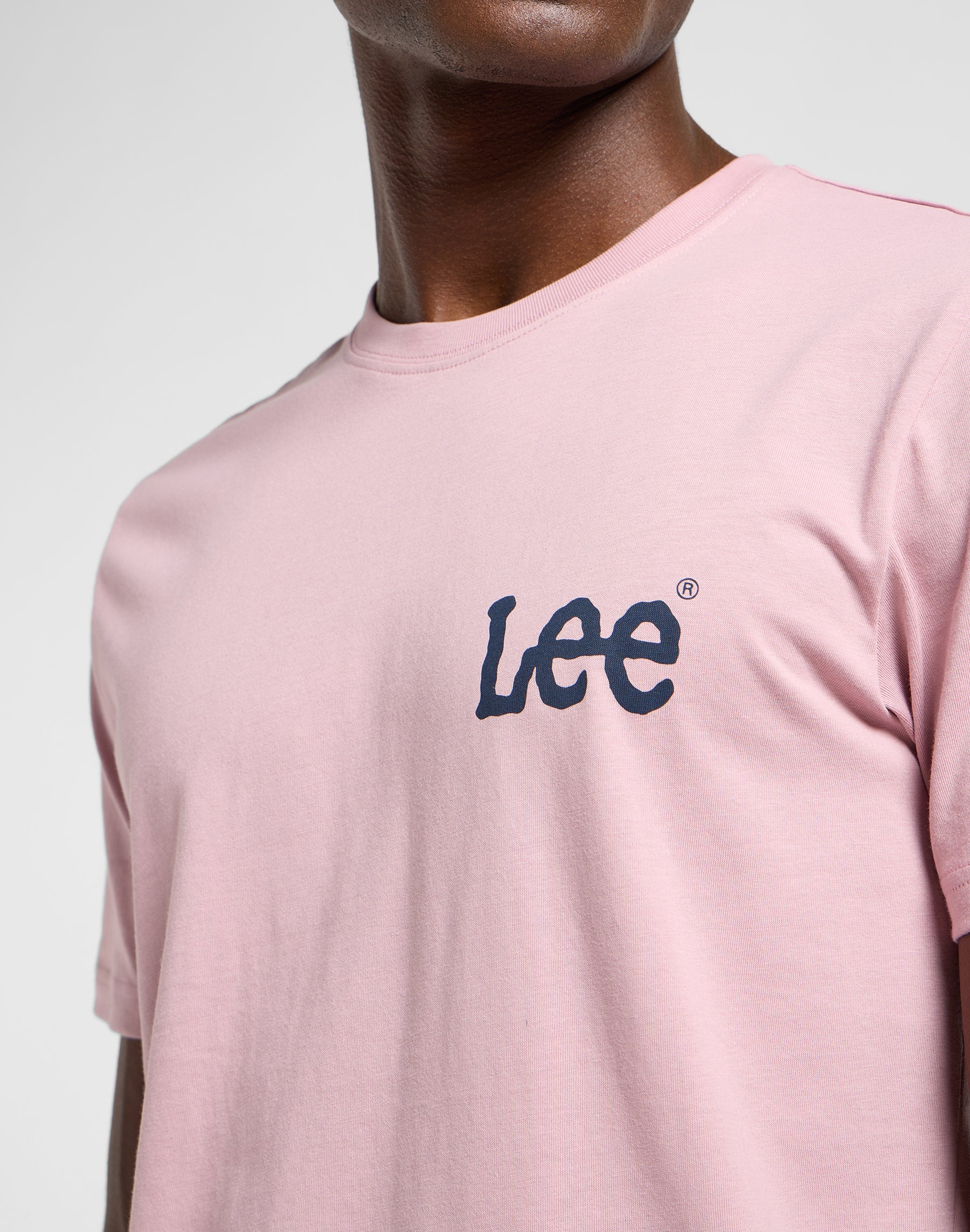 Tee Wobbly Lee moyen en mauve doux T-shirts Lee