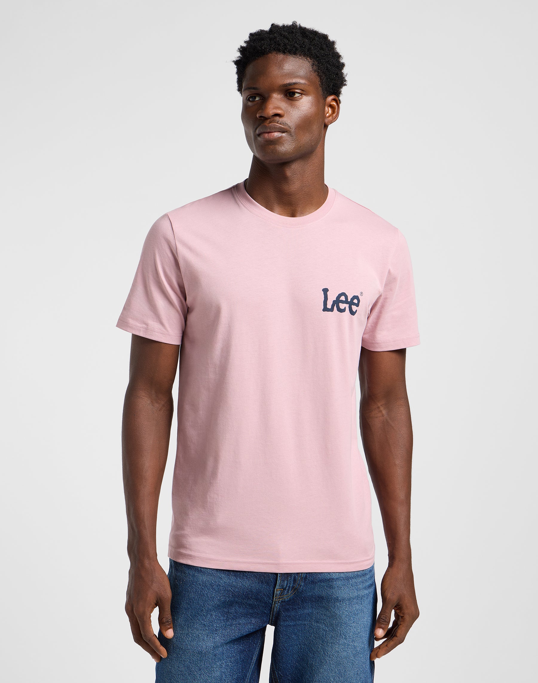 Tee Wobbly Lee moyen en mauve doux T-shirts Lee