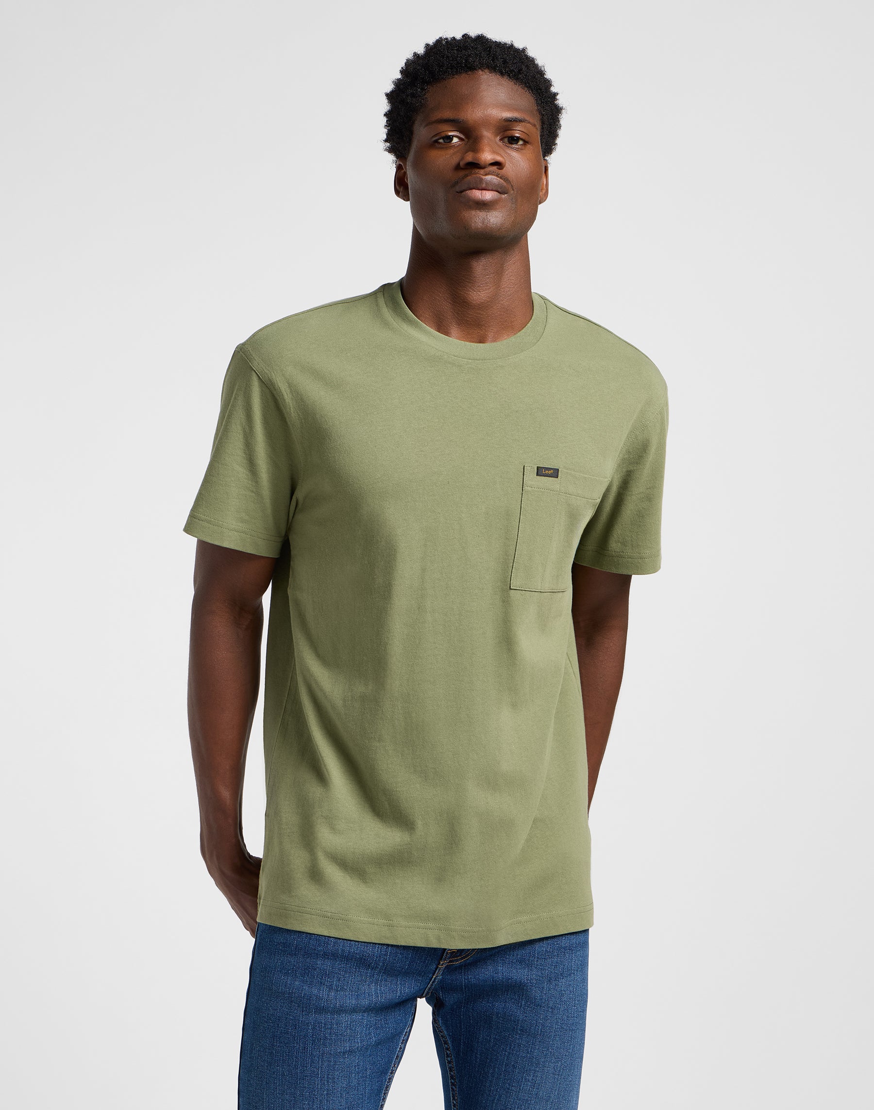 Relaxed Pocket Tee in Mercantile Green T-shirts Lee