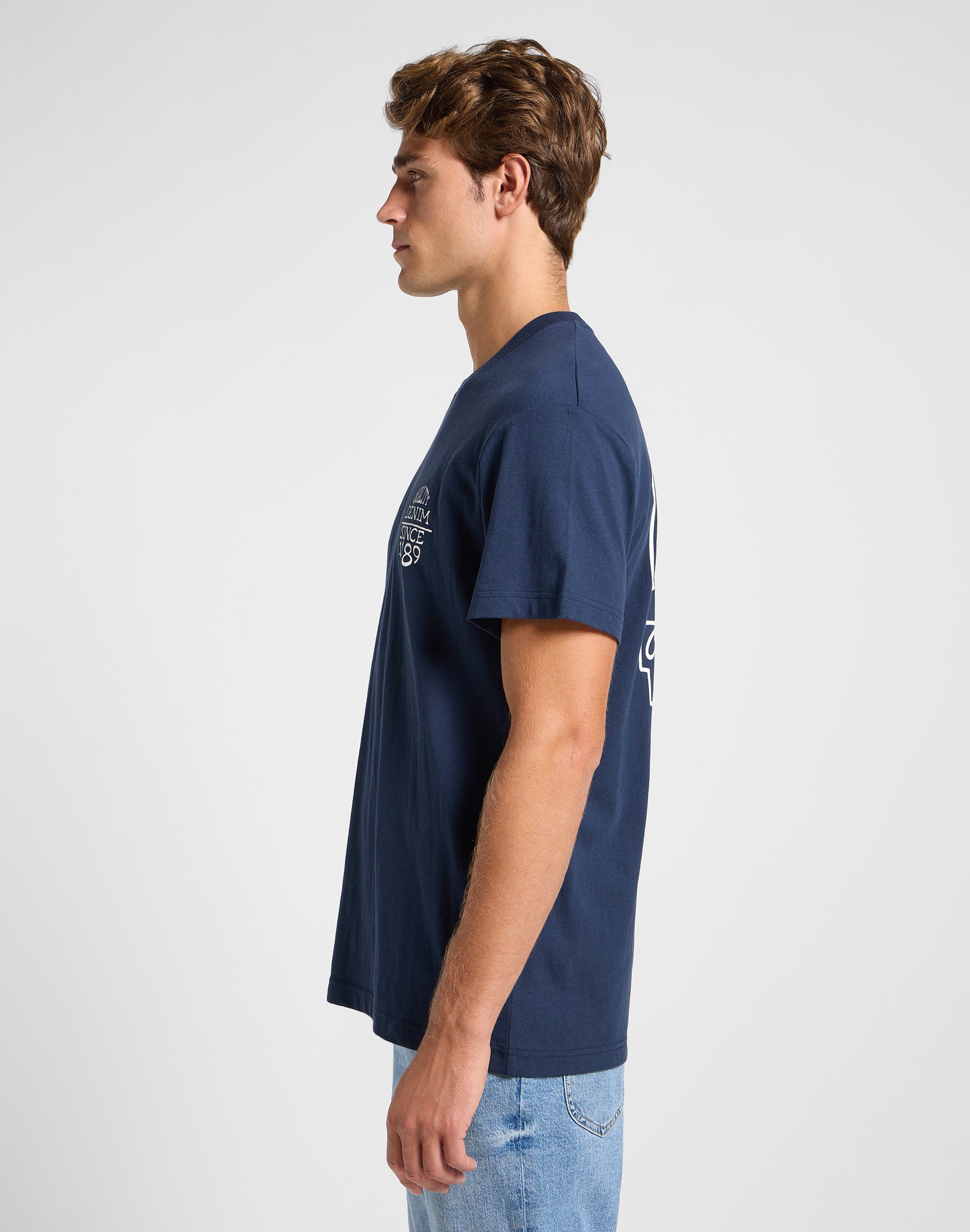 Tee Relaxed en Mood Indigo T-shirts Lee