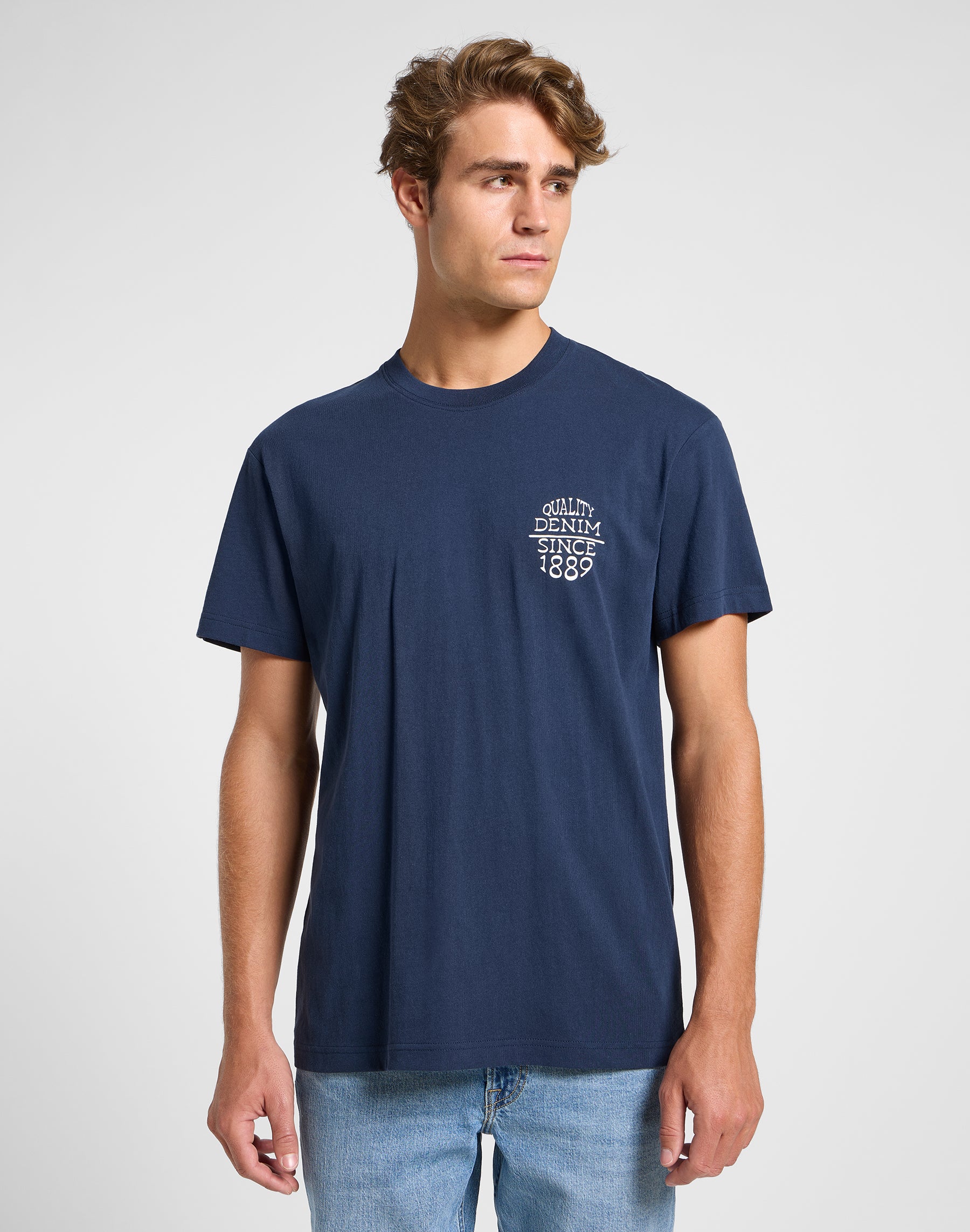 Tee Relaxed en Mood Indigo T-shirts Lee