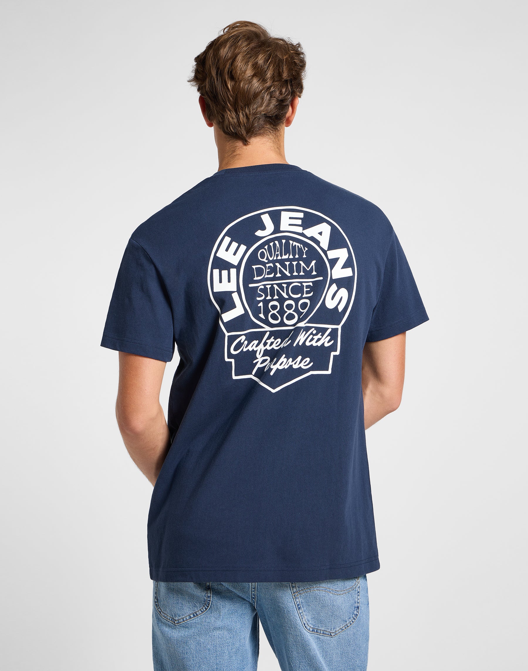 Tee Relaxed en Mood Indigo T-shirts Lee