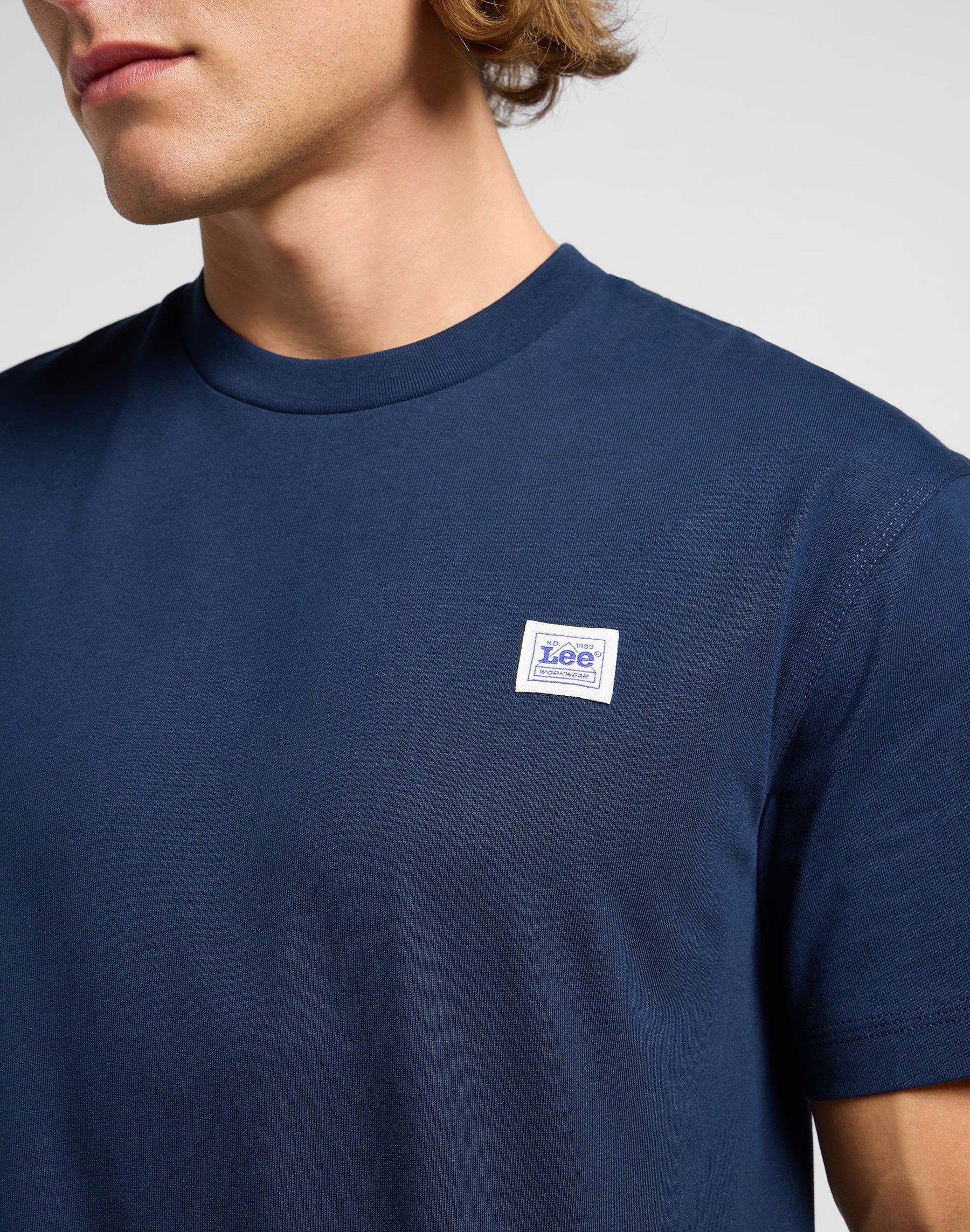 Ww Tee in Rivet Navy T-shirts Lee