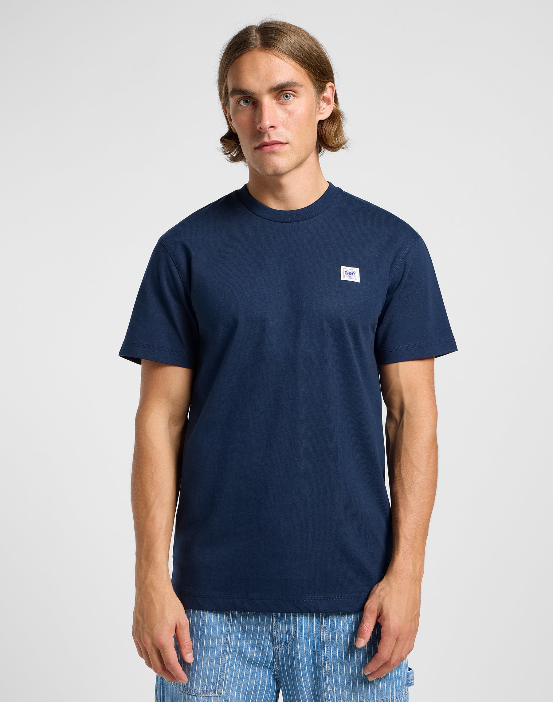 Ww Tee in Rivet Navy T-shirts Lee