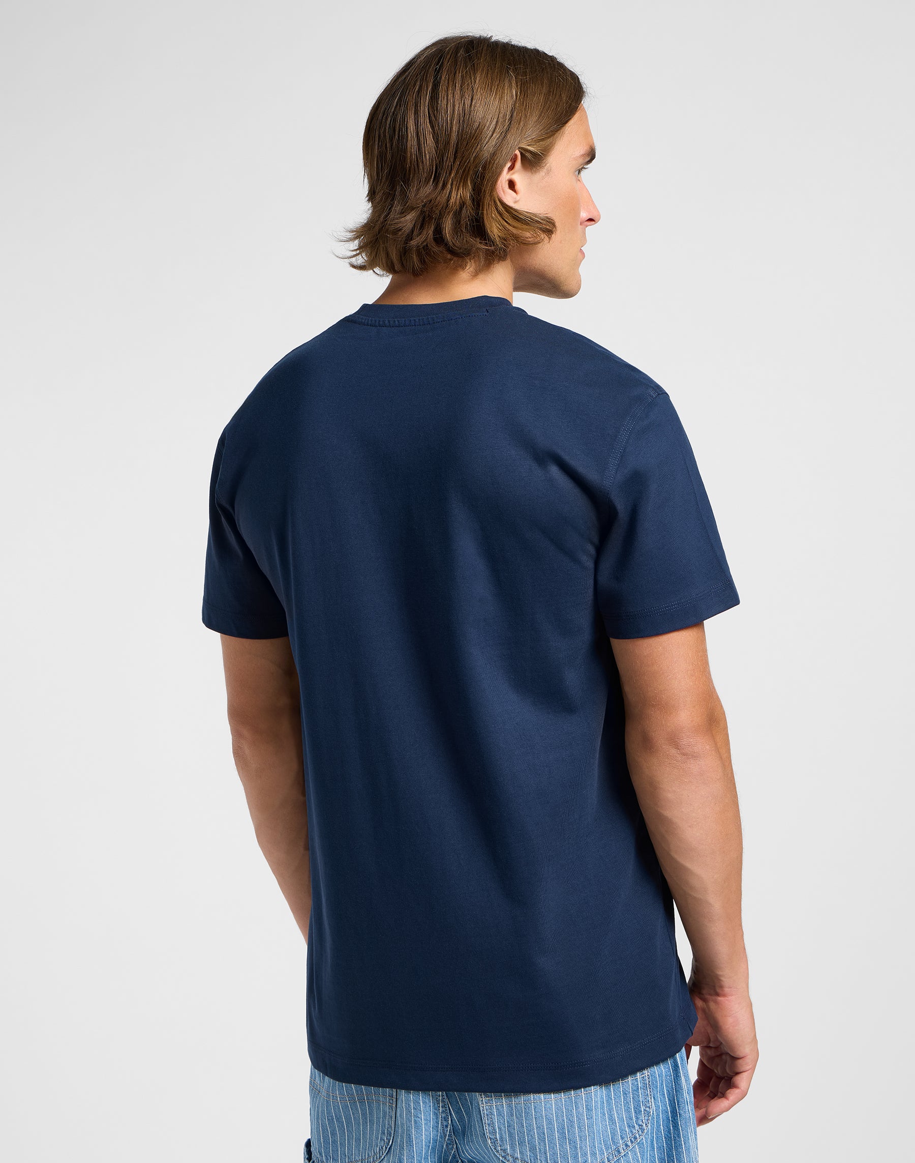 Ww Tee in Rivet Navy T-shirts Lee