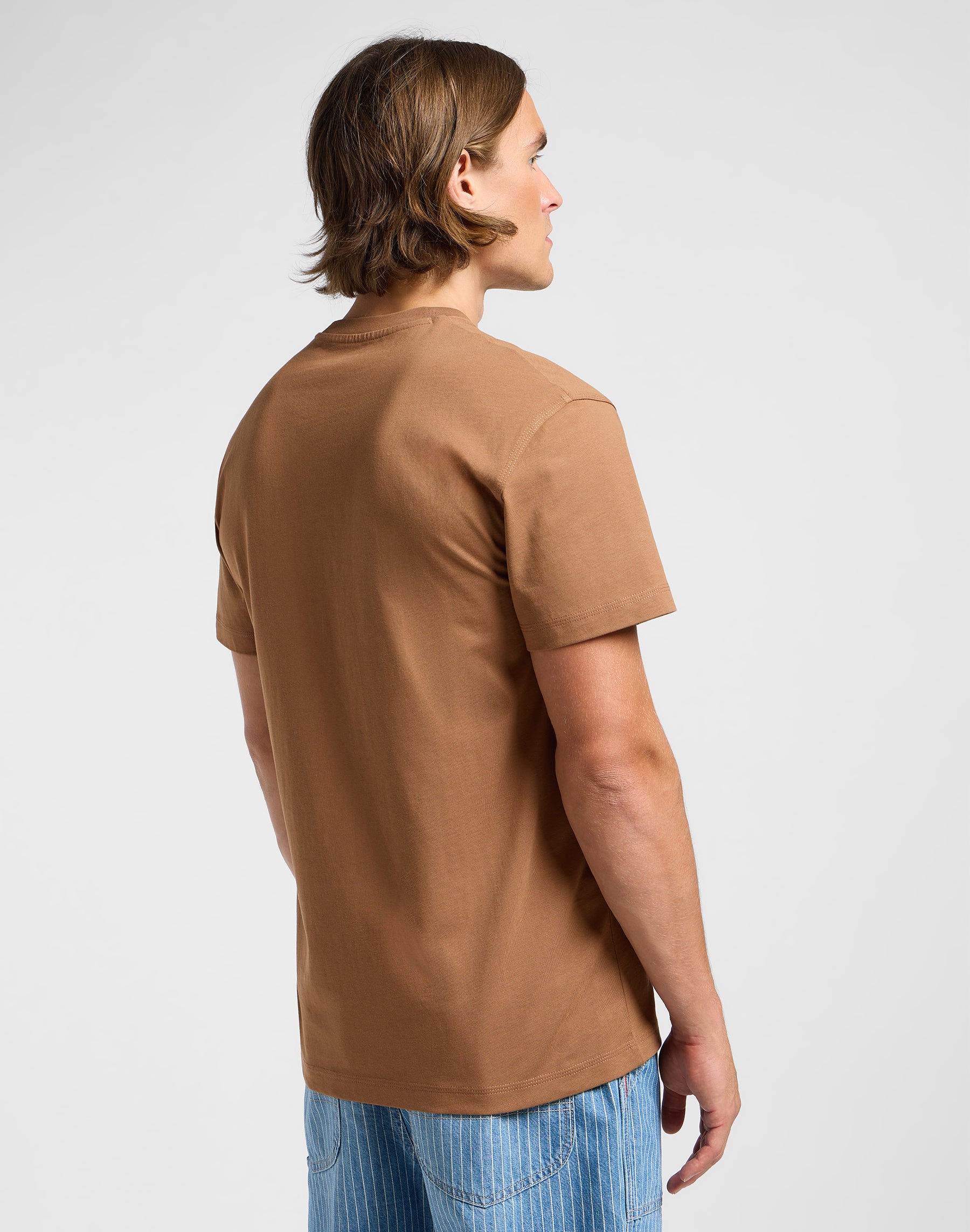 Tee Ww Pocket dans T-shirts Burlwood Lee