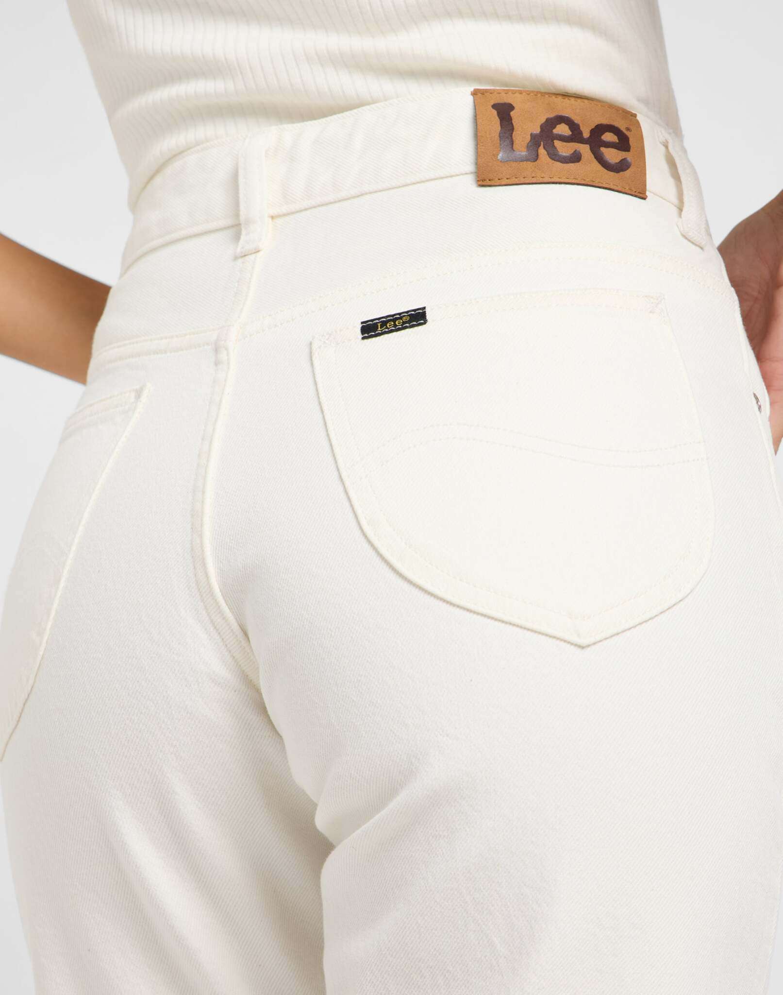 Rider Classic en jeans blanc vintage Lee