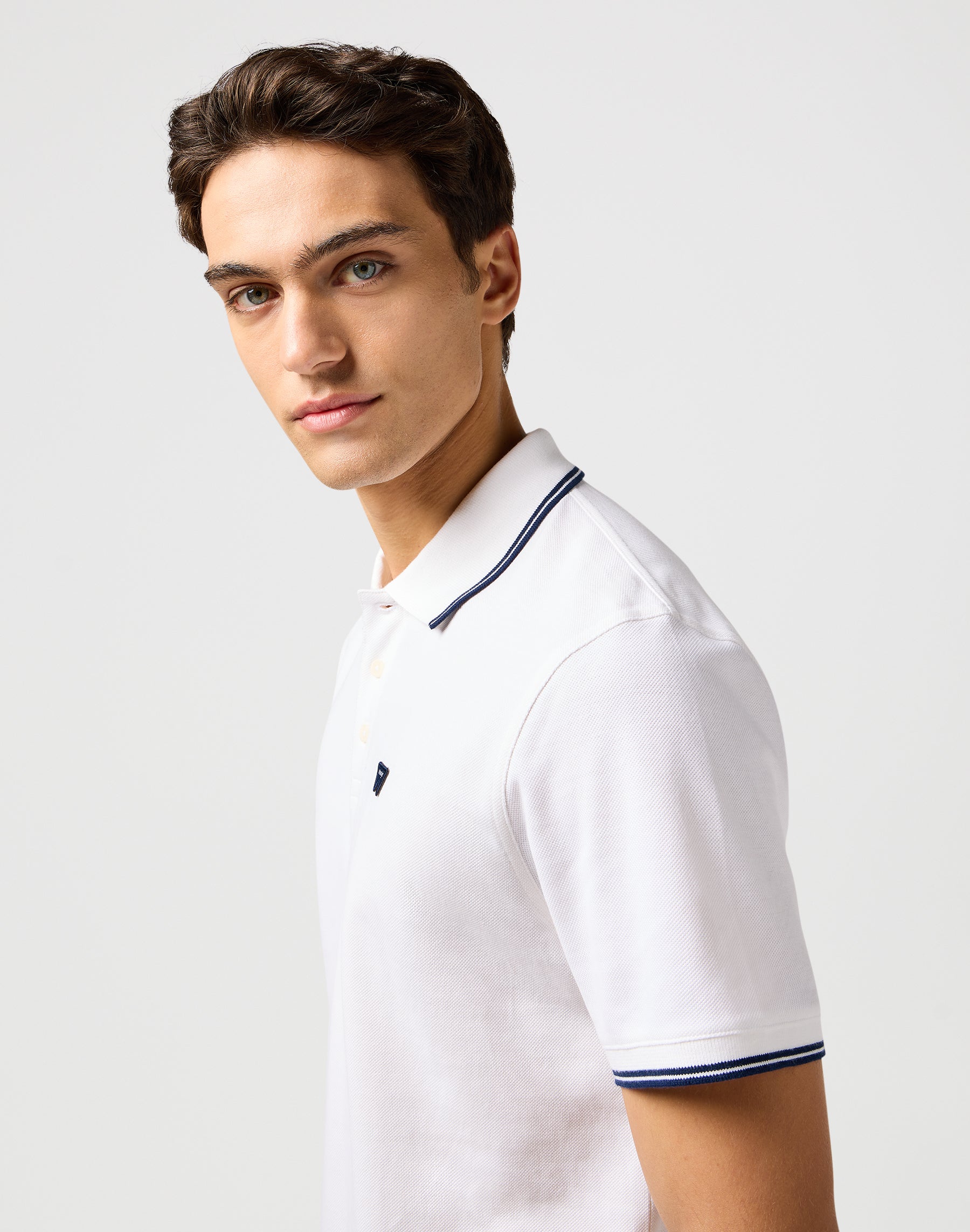 Polo en blanc T-shirts Wrangler