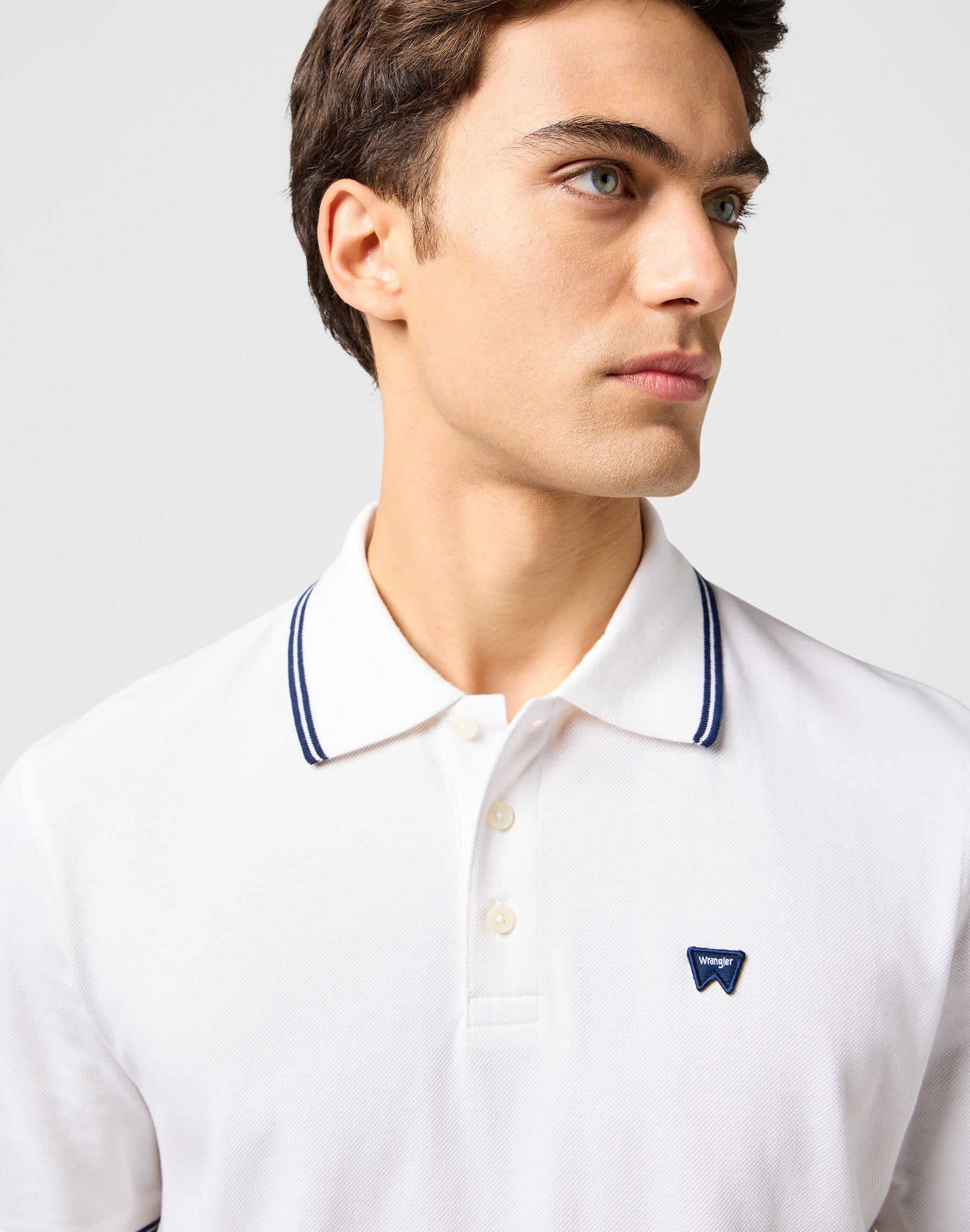 Polo en blanc T-shirts Wrangler