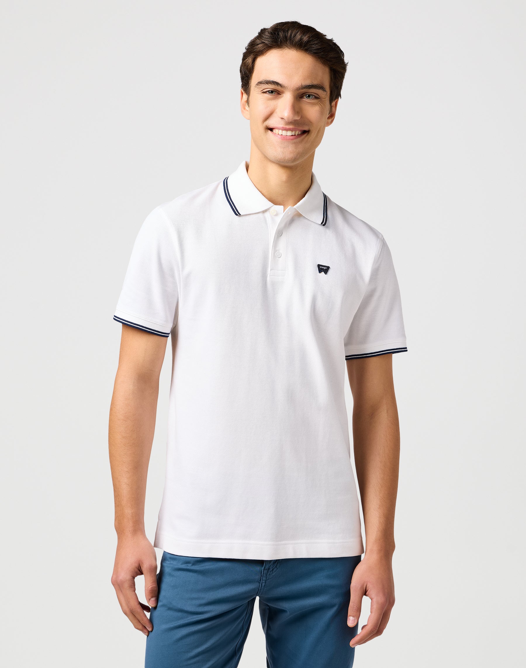 Polo en blanc T-shirts Wrangler