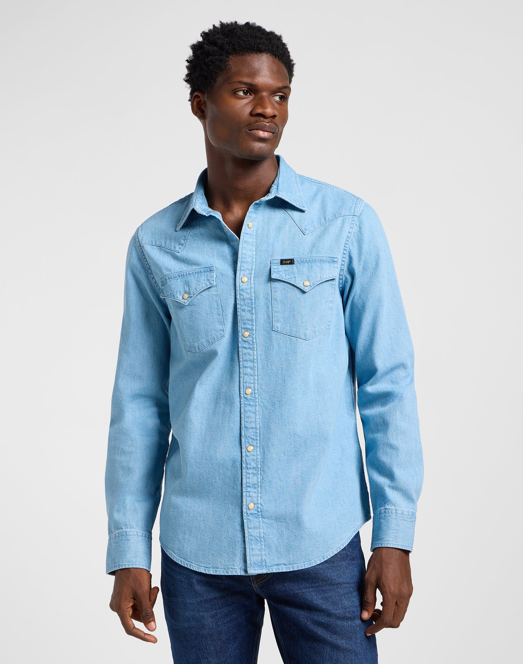 Chemise Regular Western en Lakeside Wash Chemises Lee