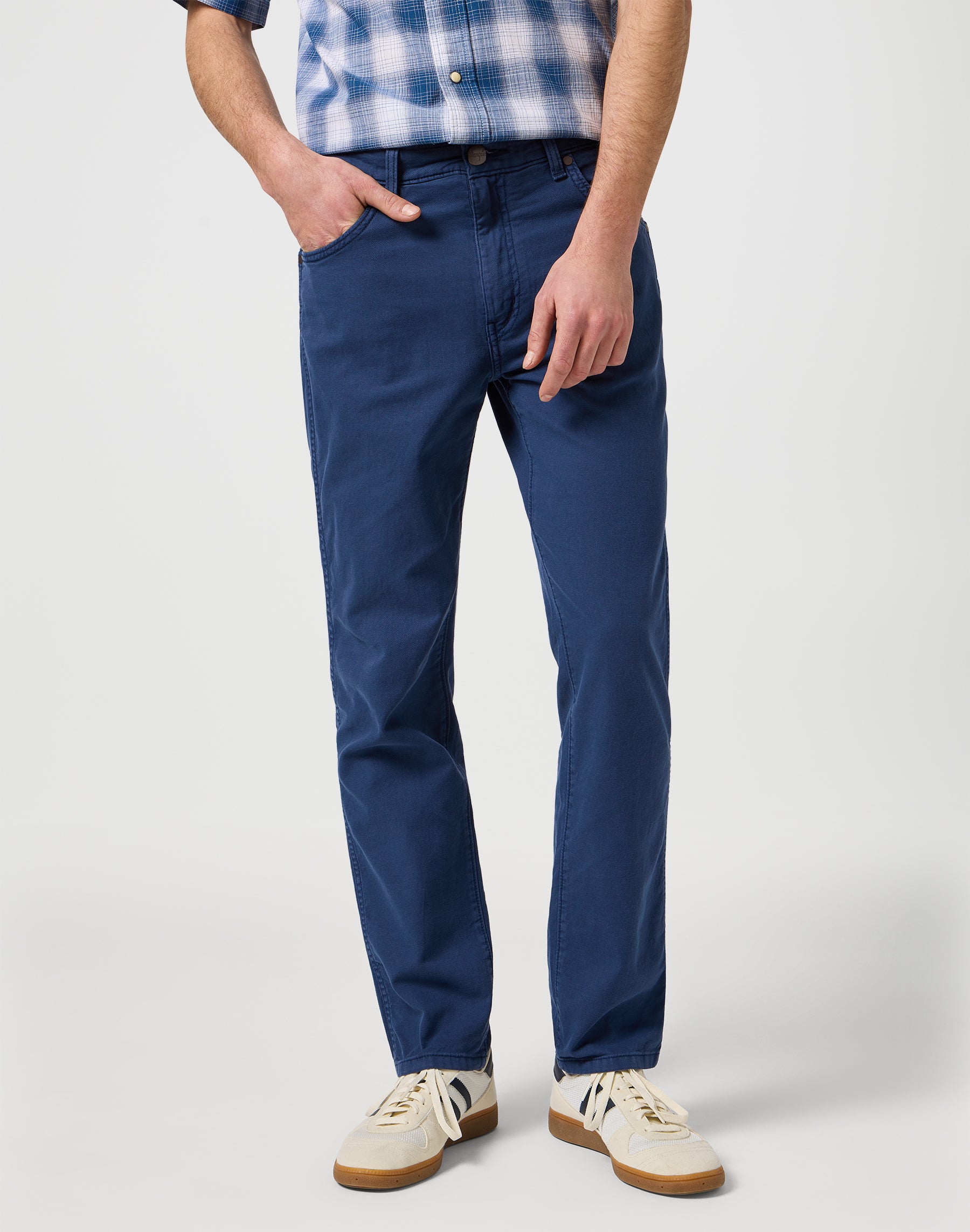 Larston en bleu marine Pantalons Wrangler