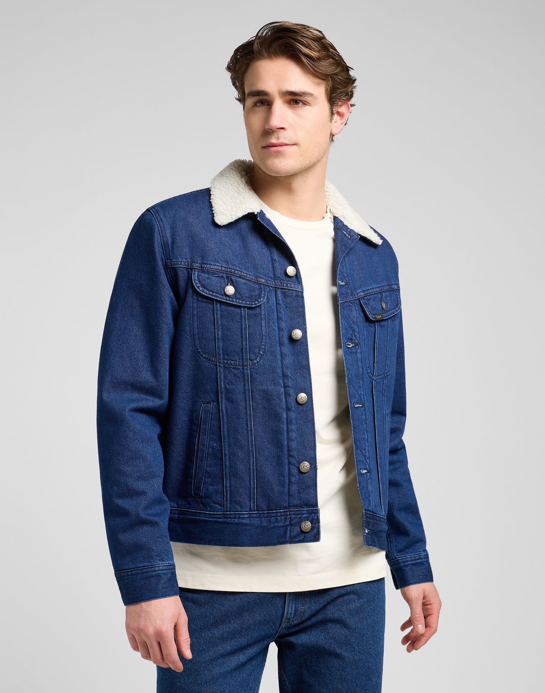 Veste sherpa dans Save It Vestes Lee