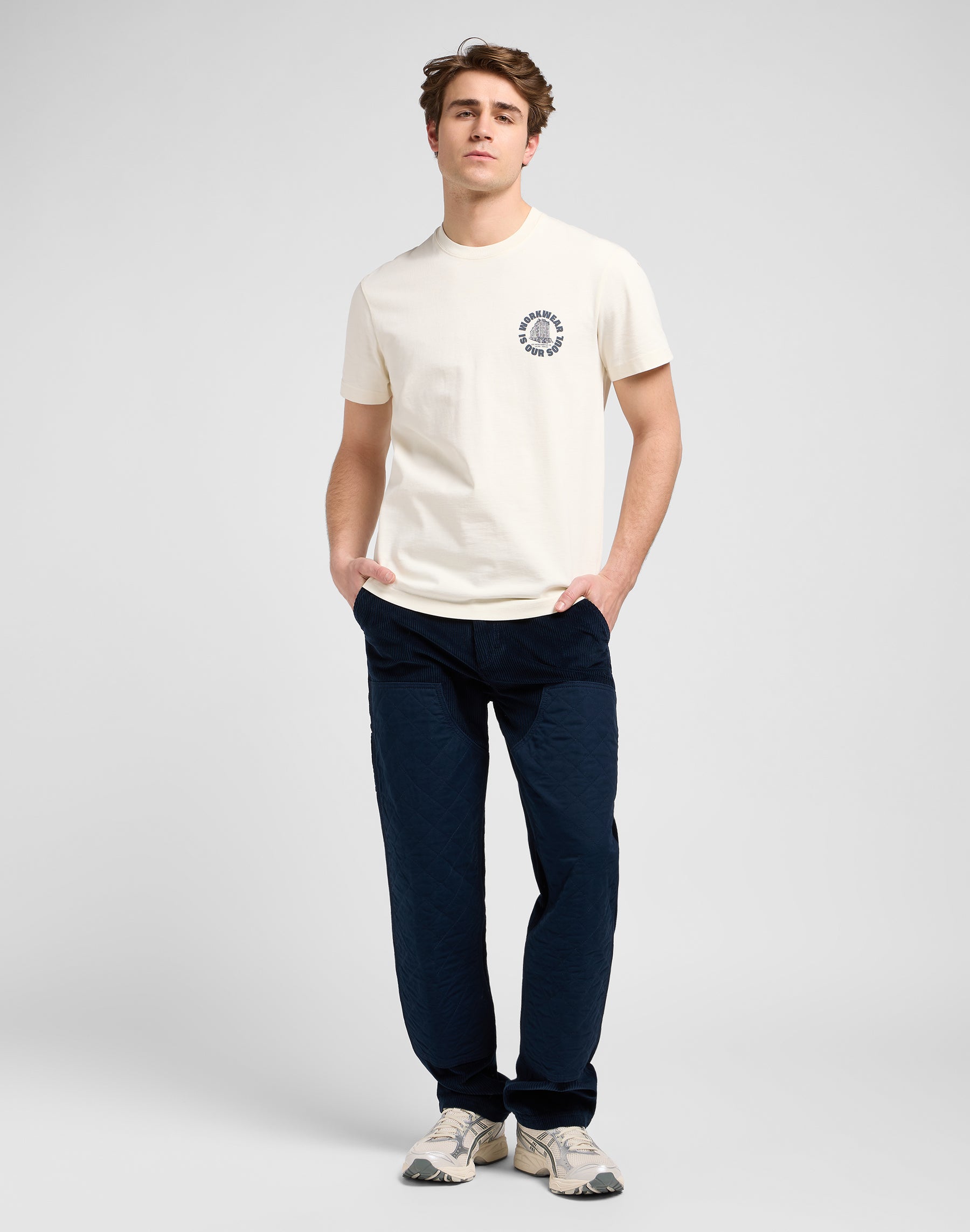Ww Graphic Tee en écru T-shirts Lee