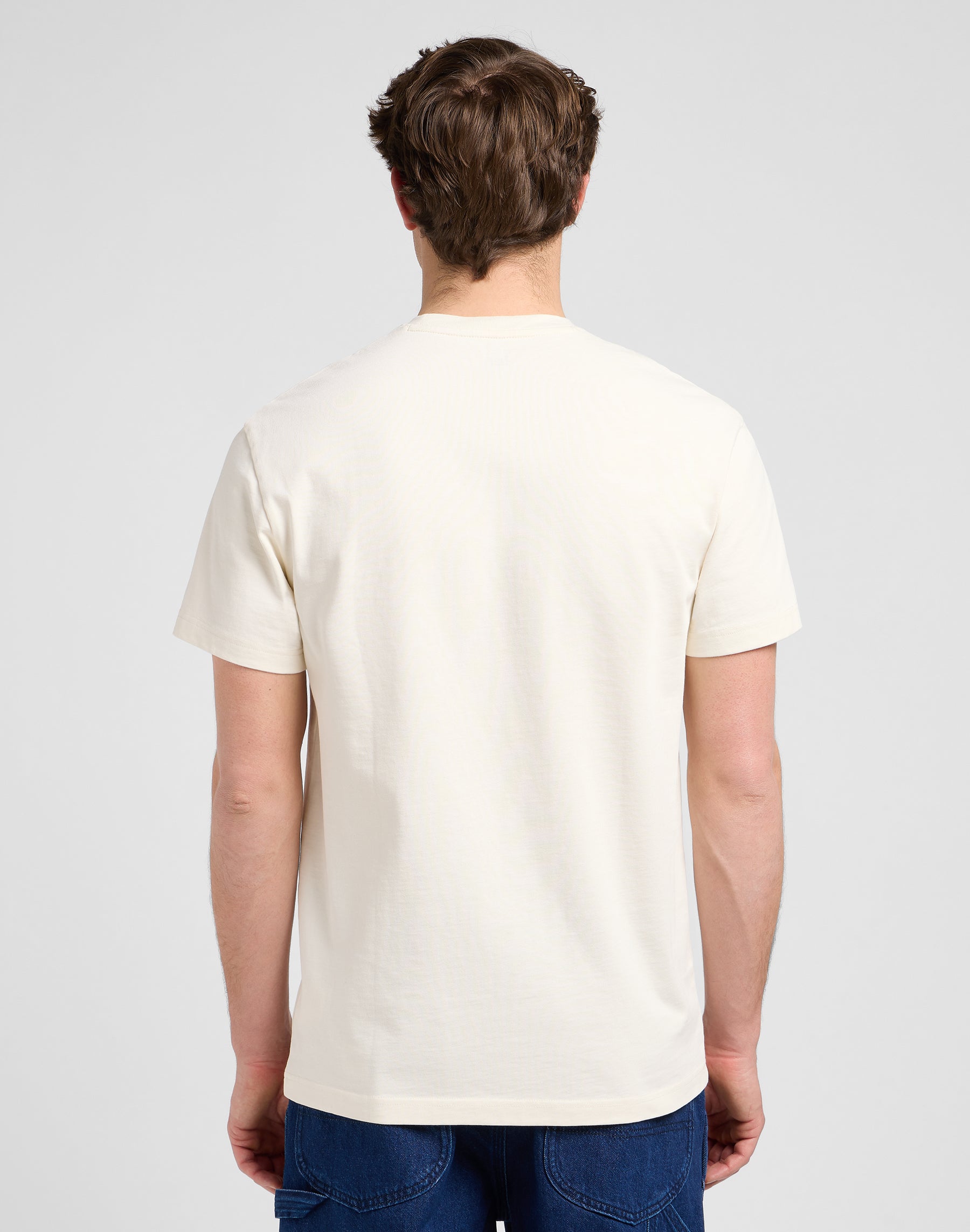 Tee Ww Essential en écru T-shirts Lee