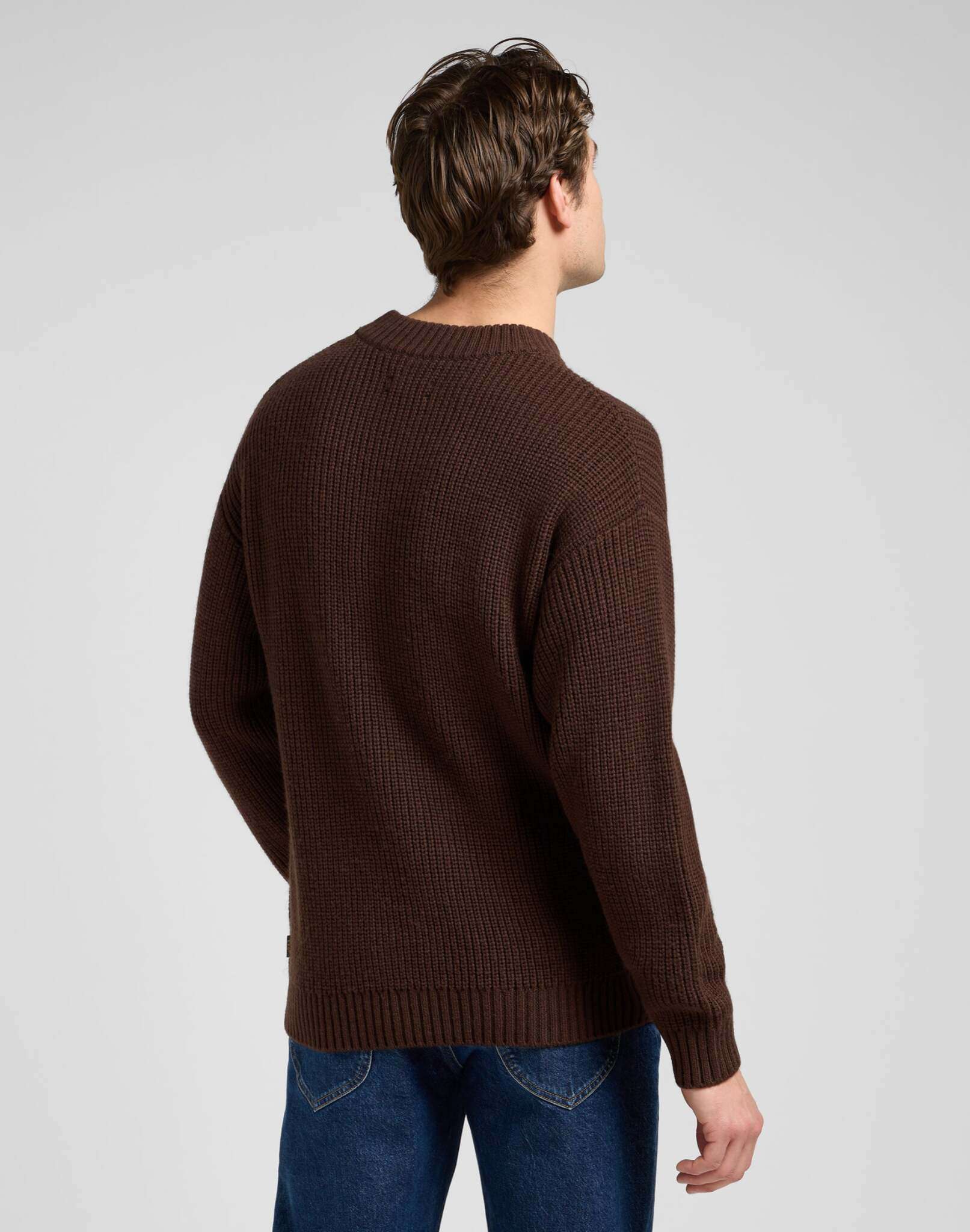Chunky Crew Neck en arabica Pull Lee