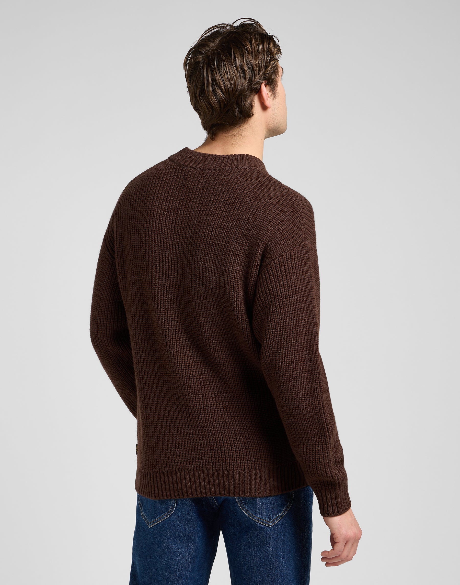 Chunky Crew Neck en arabica Pull Lee