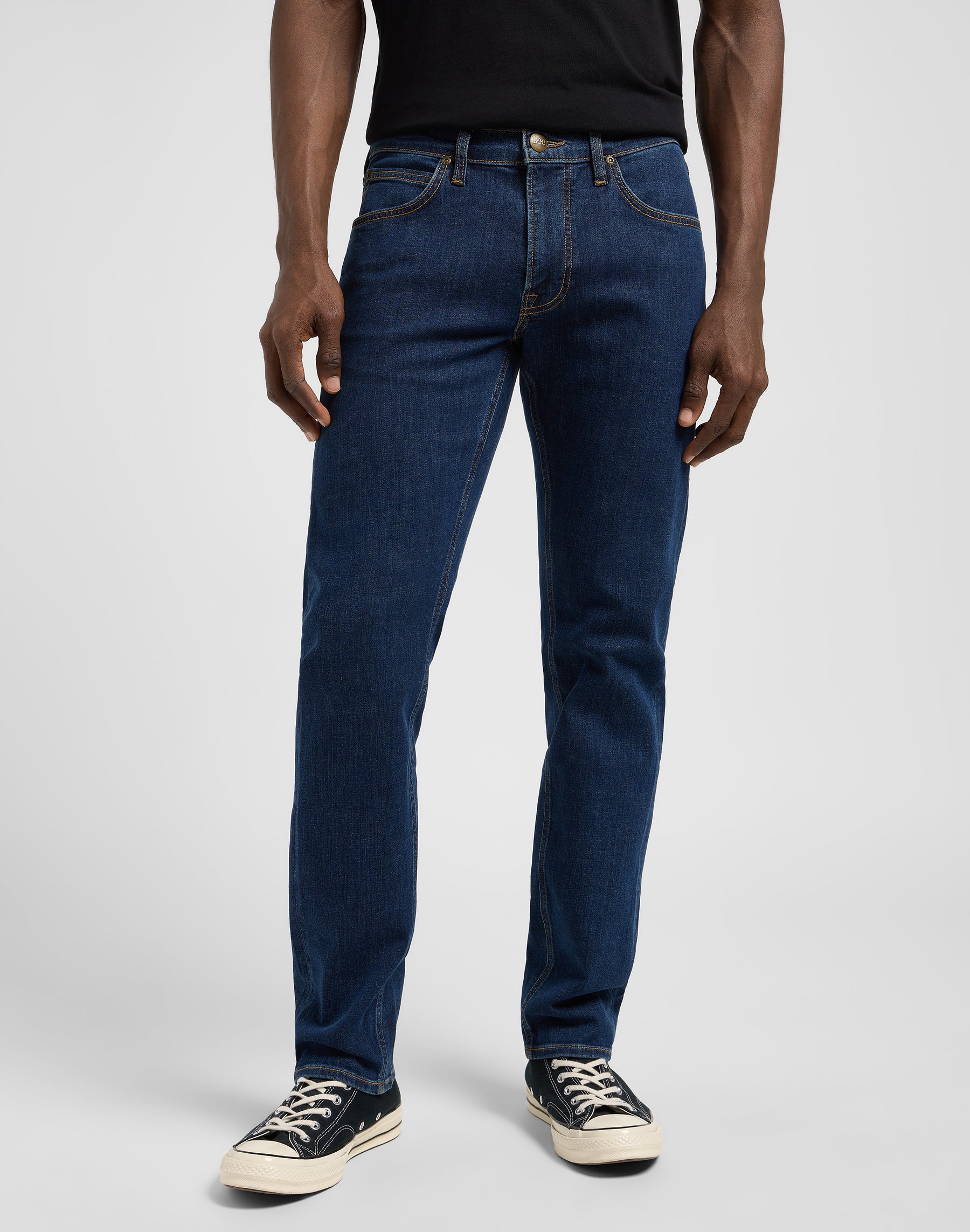 Daren Zip Fly in Dark Ocean Jeans Lee