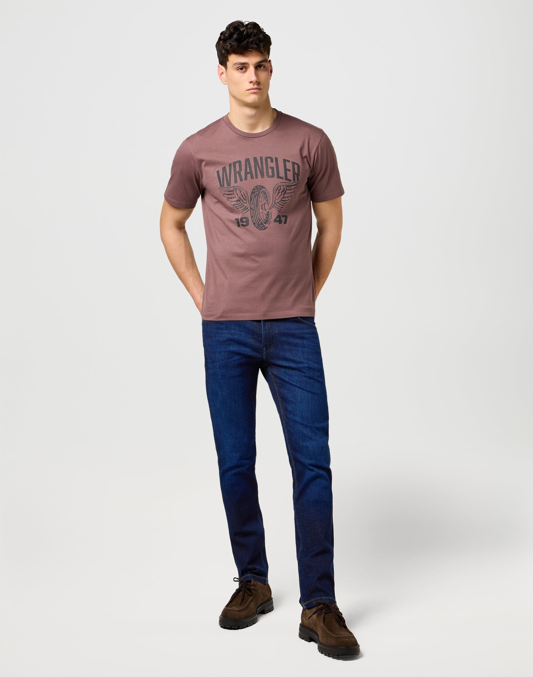 Greensboro in Rustic Navy Jeans Wrangler