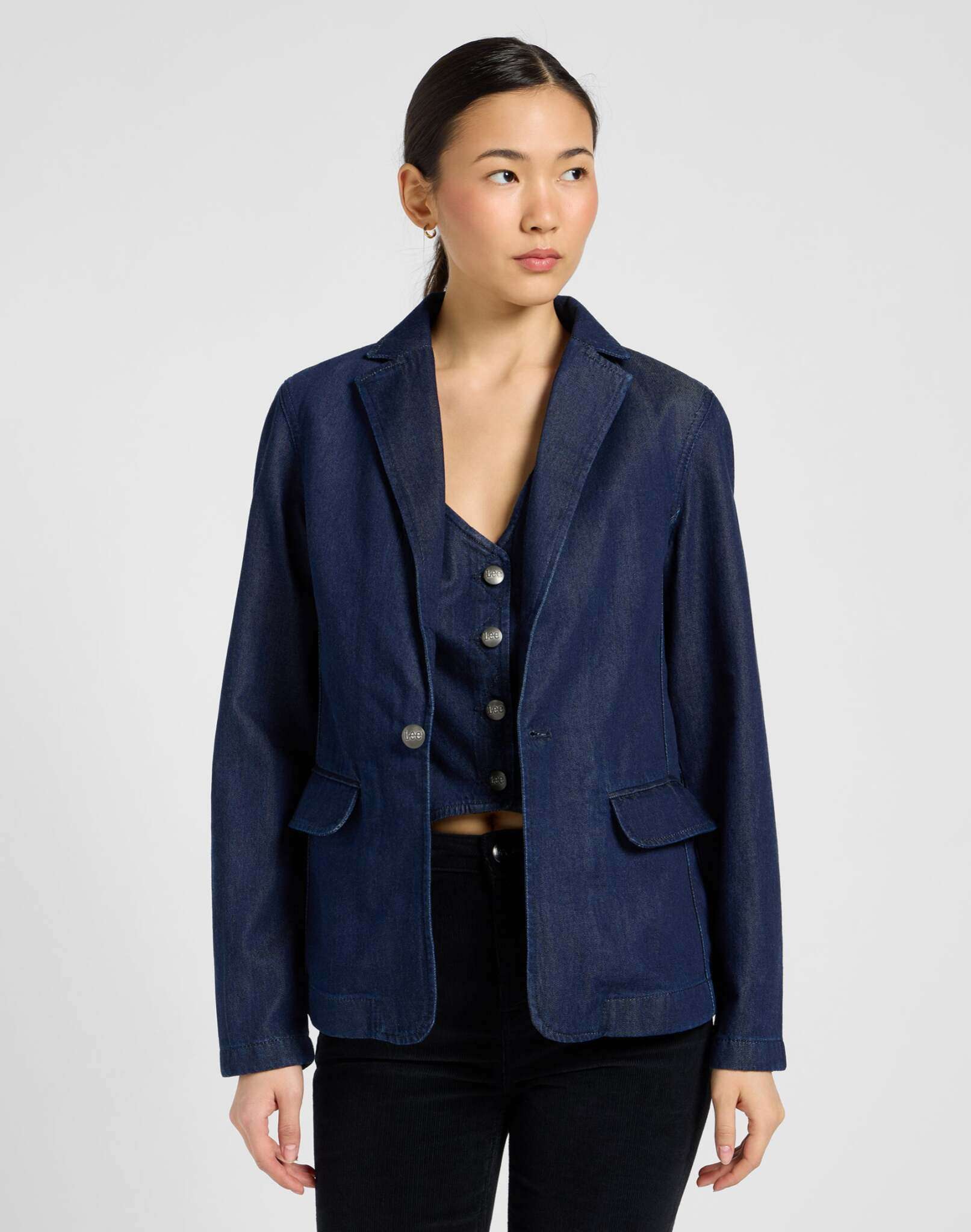 Structured Blazer in Regal Blue Vestes Lee