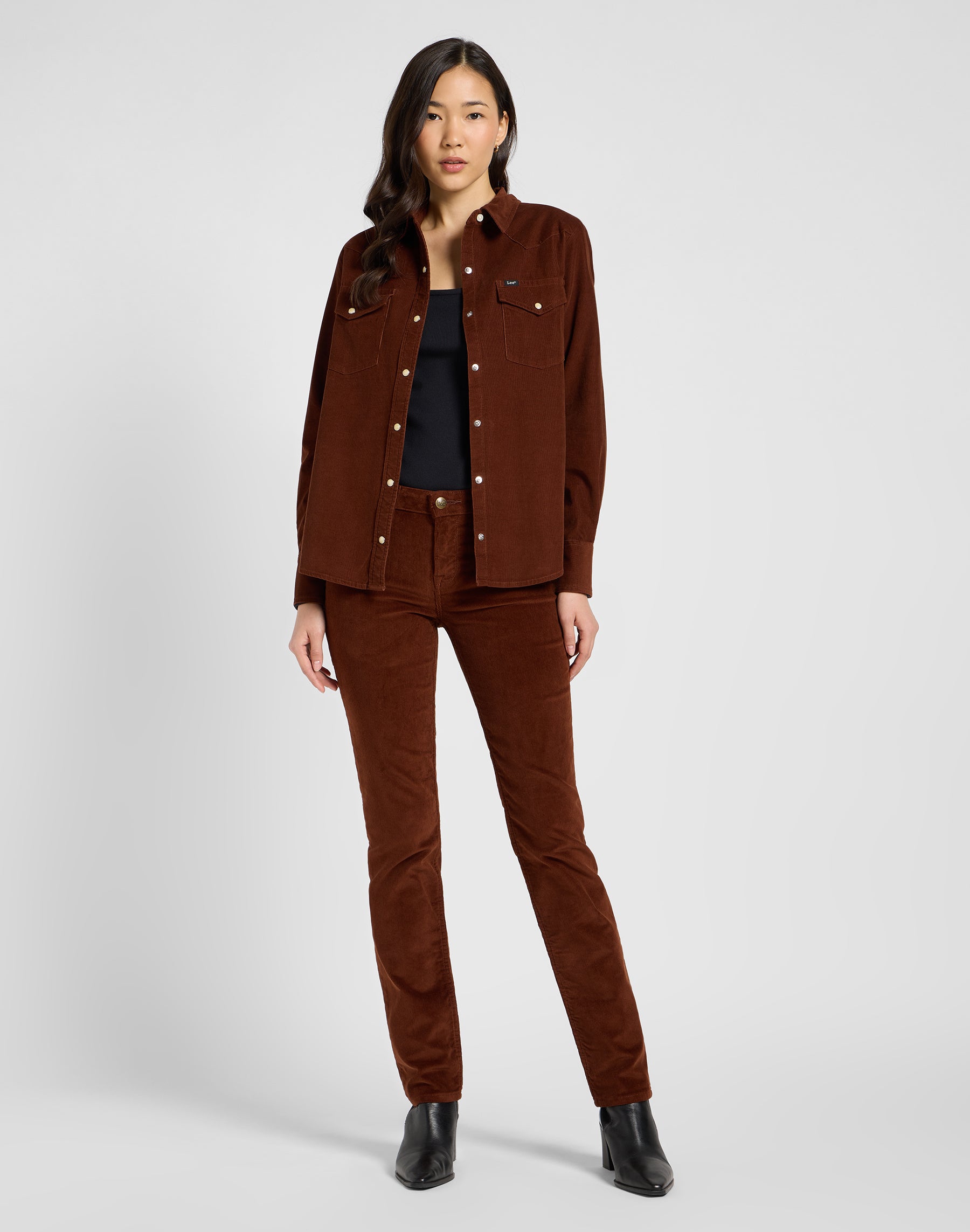Marion dans Luxe Brown Pantalon Lee