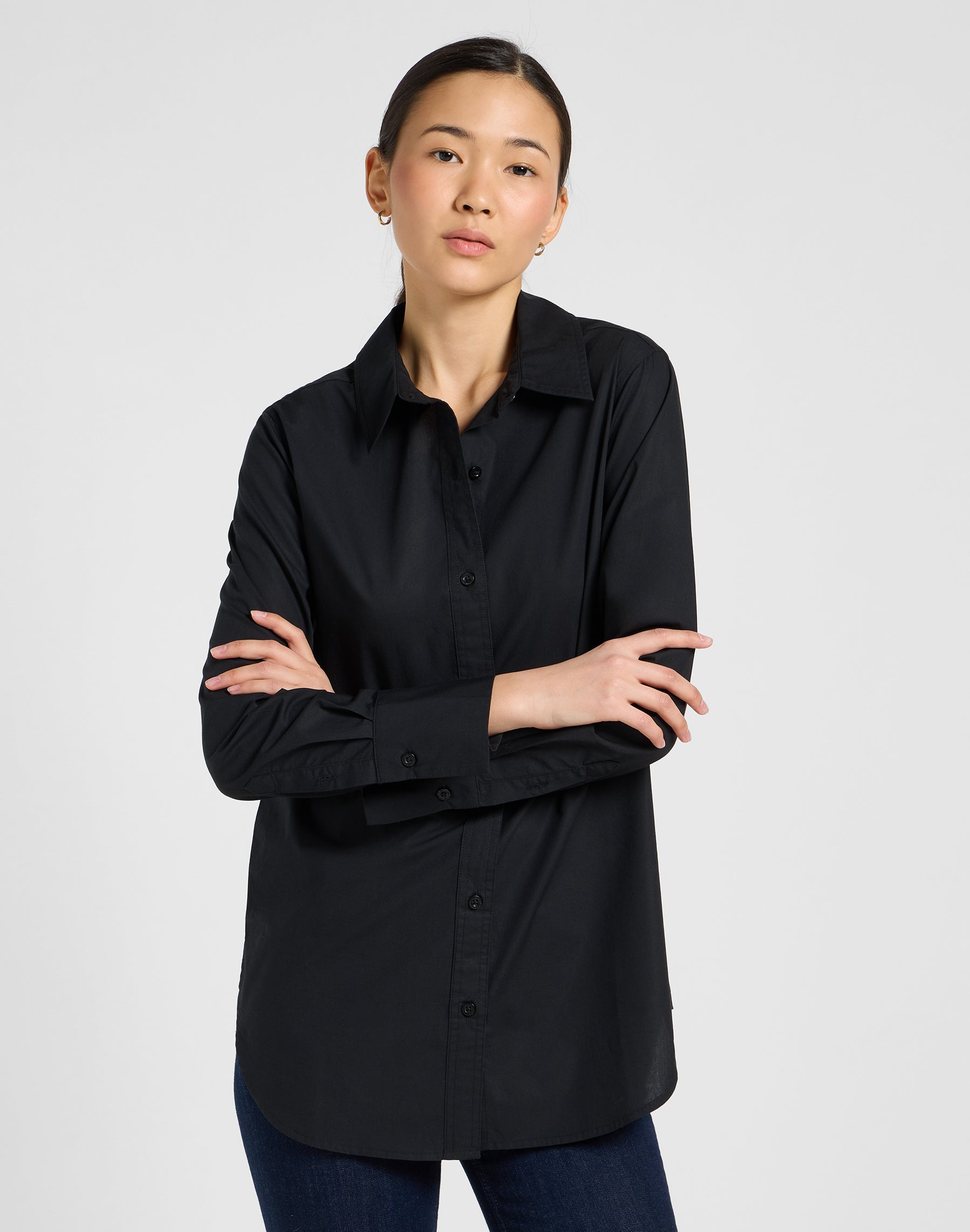 Classic Shirt in Unionall Black Chemises Lee