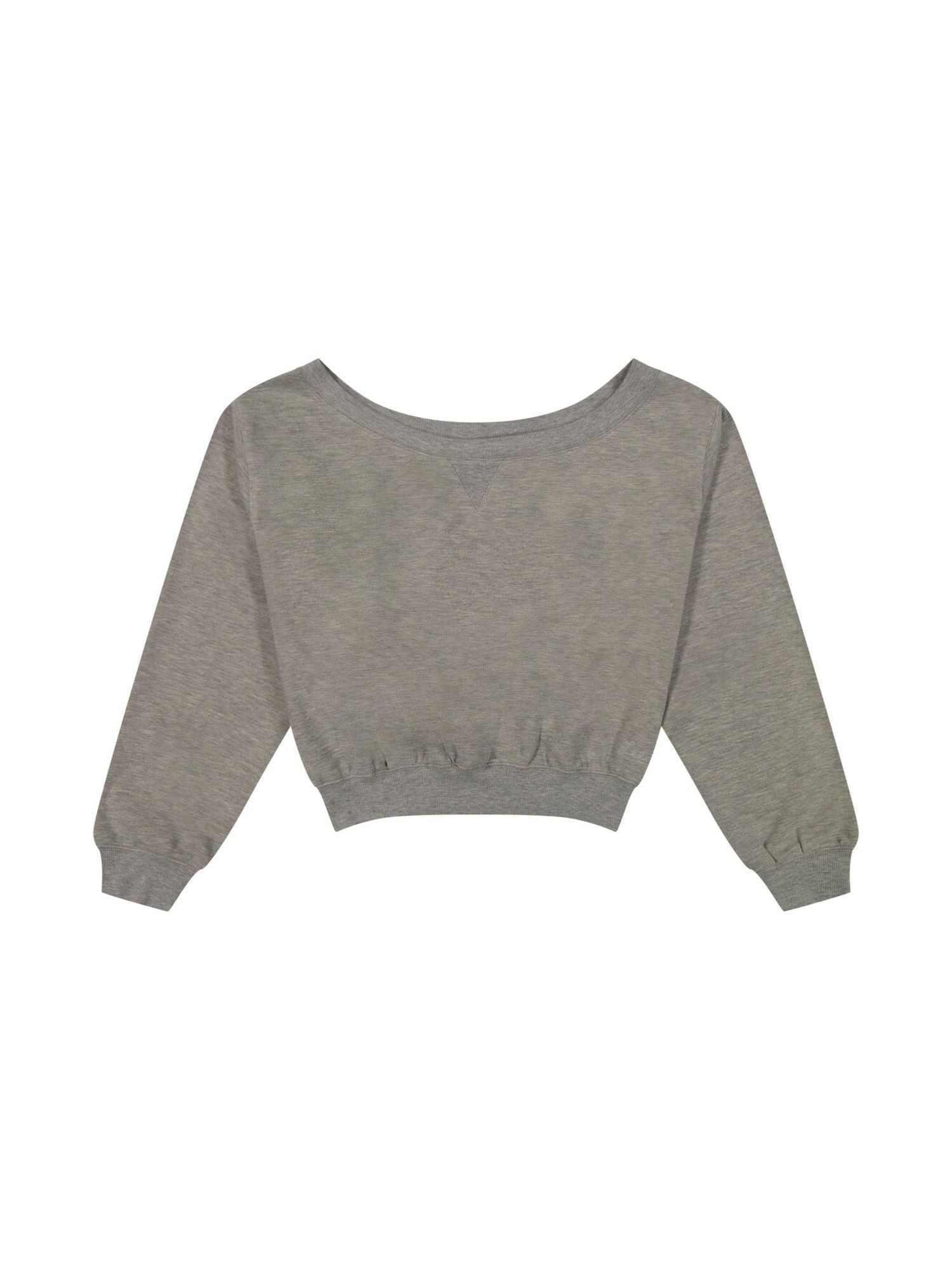 Sws off shoulder en Grey Heather