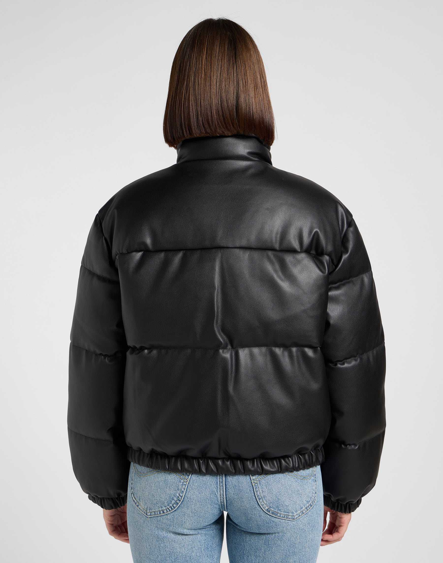 Rider Puffer Jacket in Unionall Black Vestes Lee