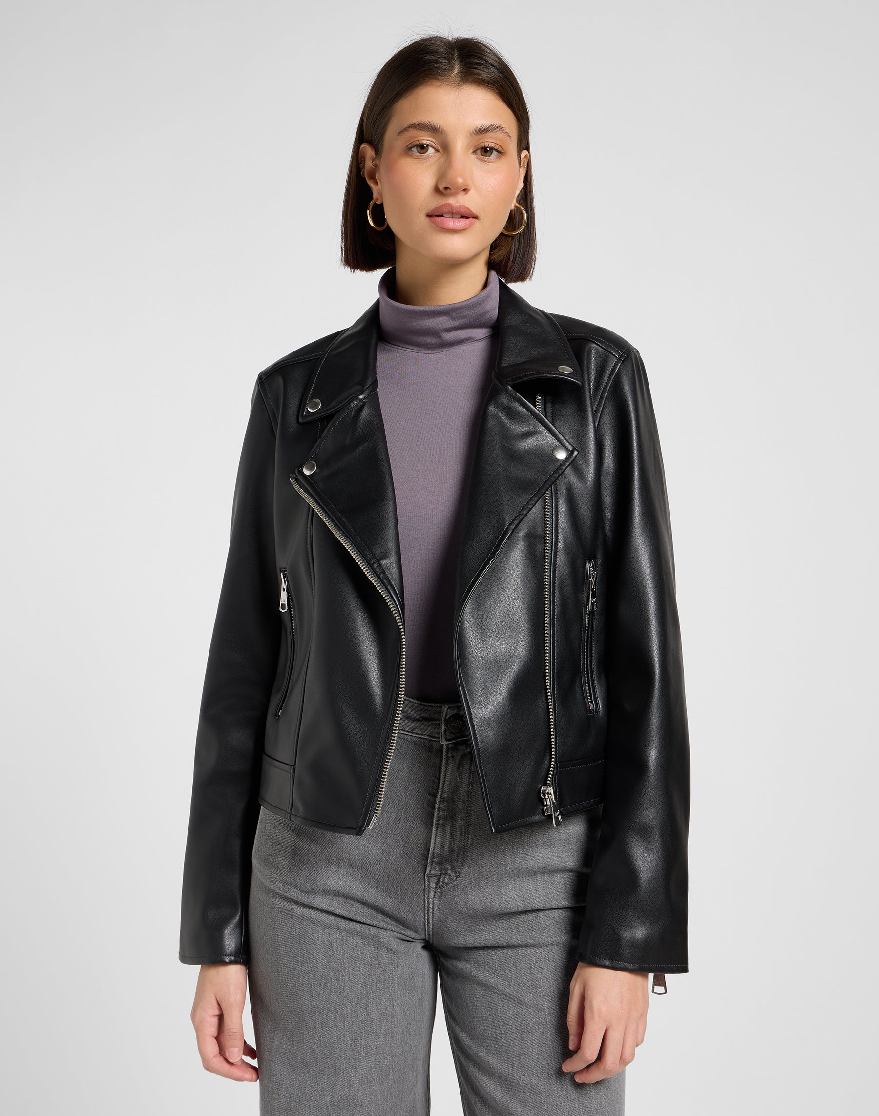Moto Jacket in Black Vestes Lee