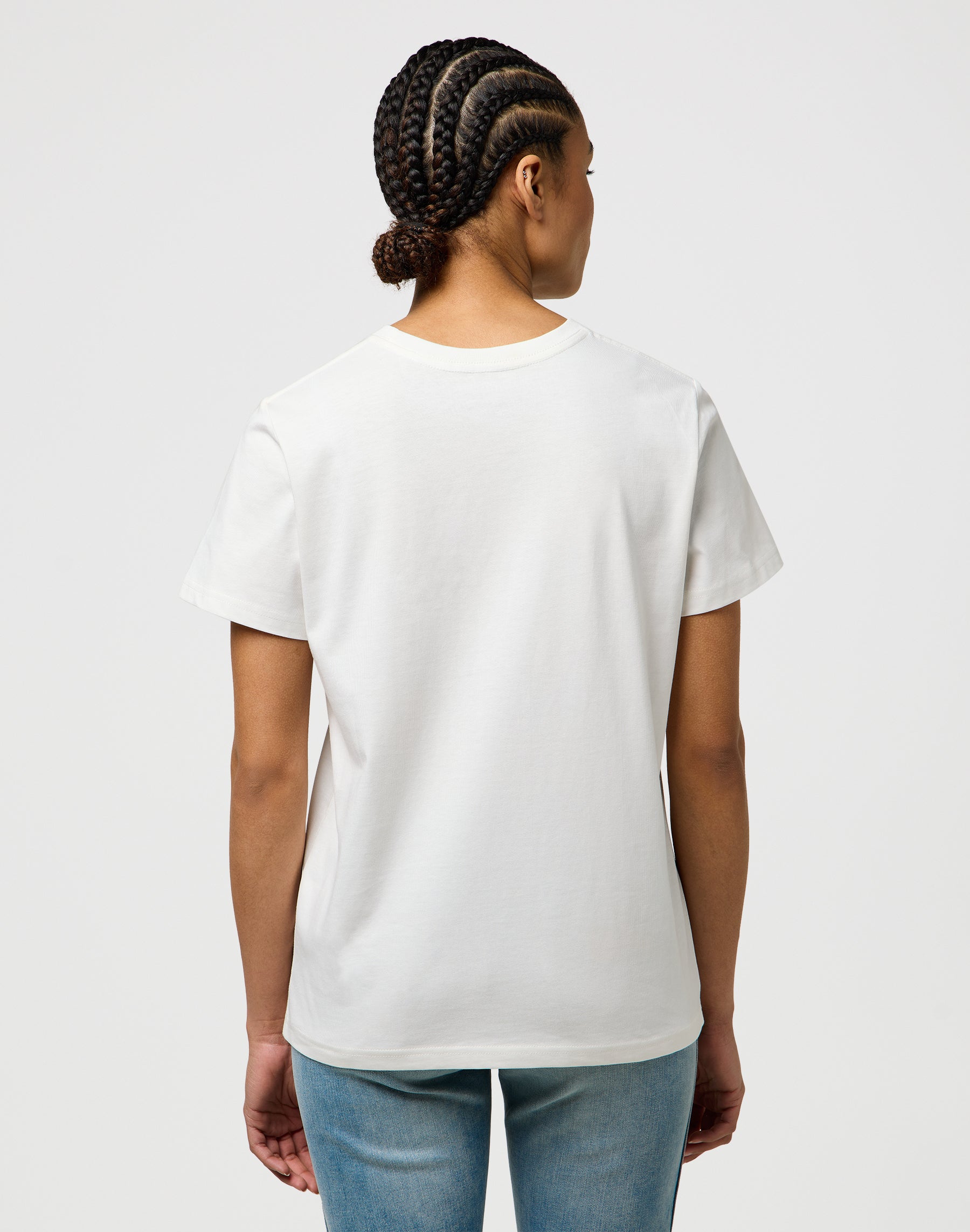 Sign Off Tee in Worn White T-shirts Wrangler
