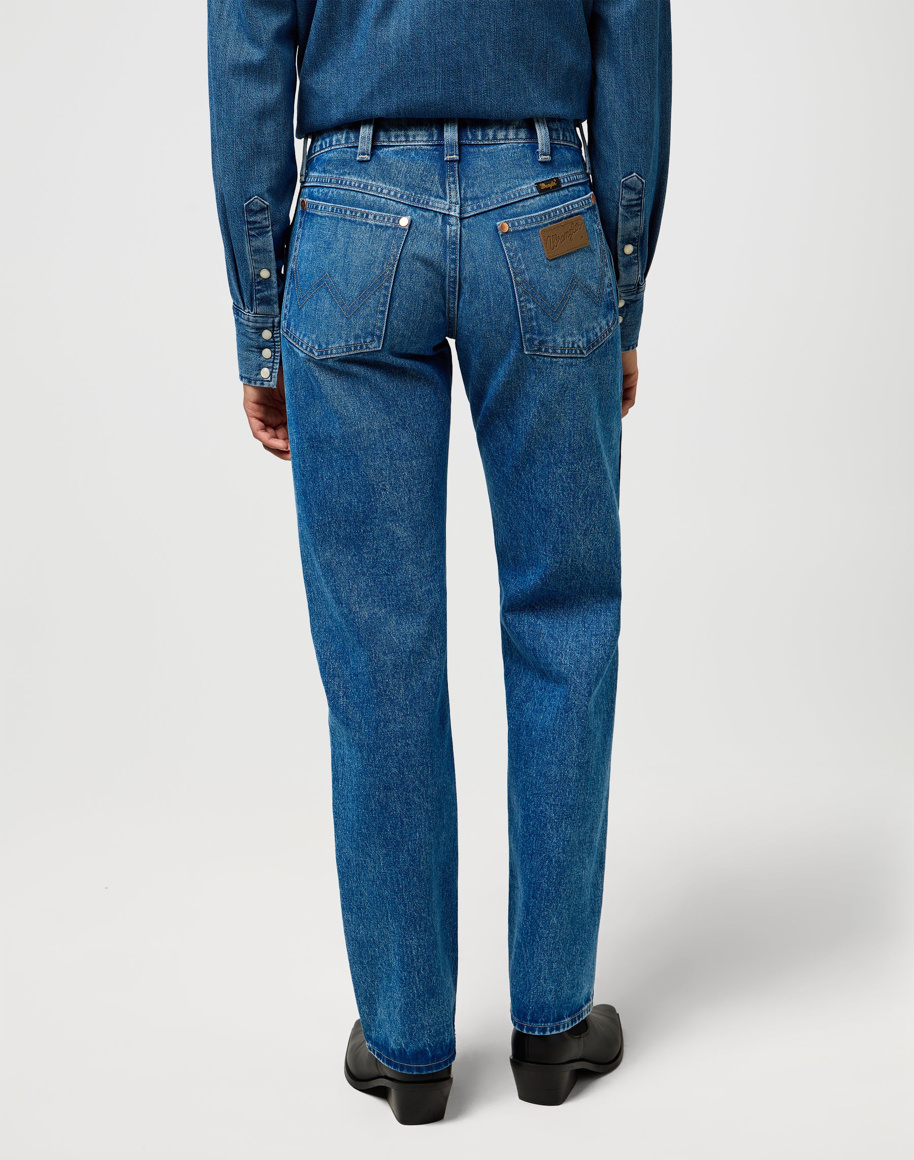 Jean cowboy Low Rise en jean Lasso Lagoon Wrangler