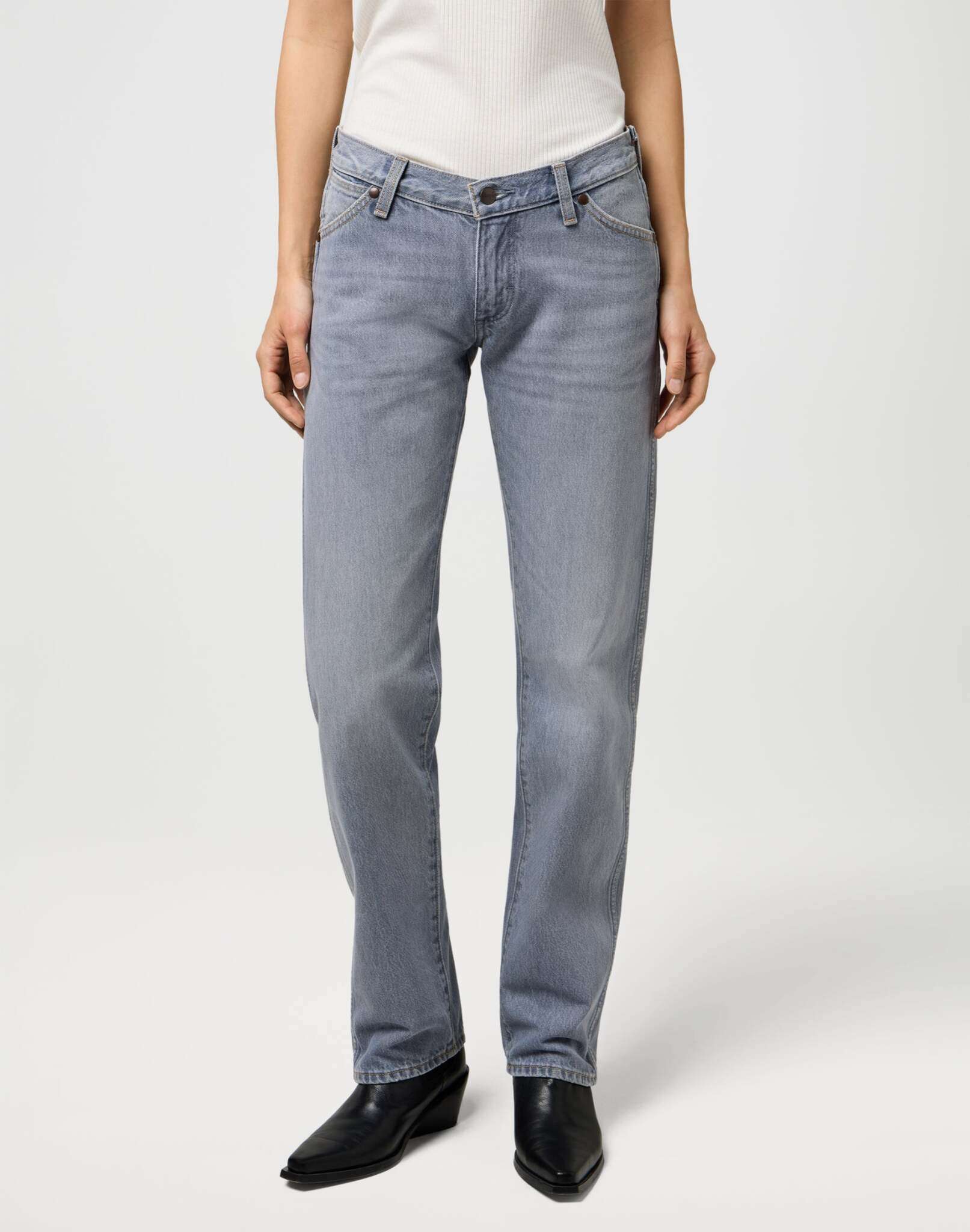 Jean cowboy Low Rise en jean Haute Haze Wrangler