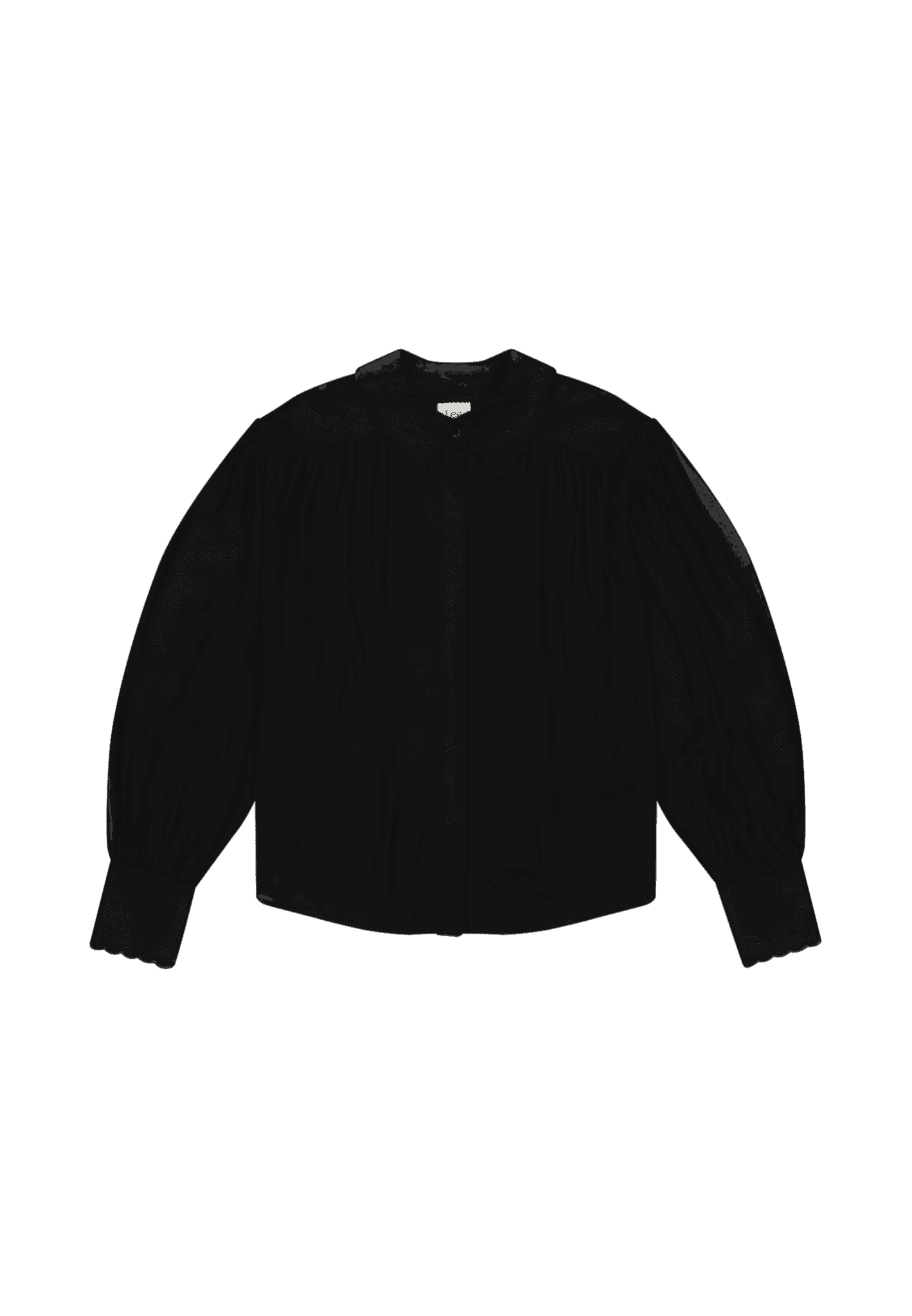 Chemise à col en Unionall Black