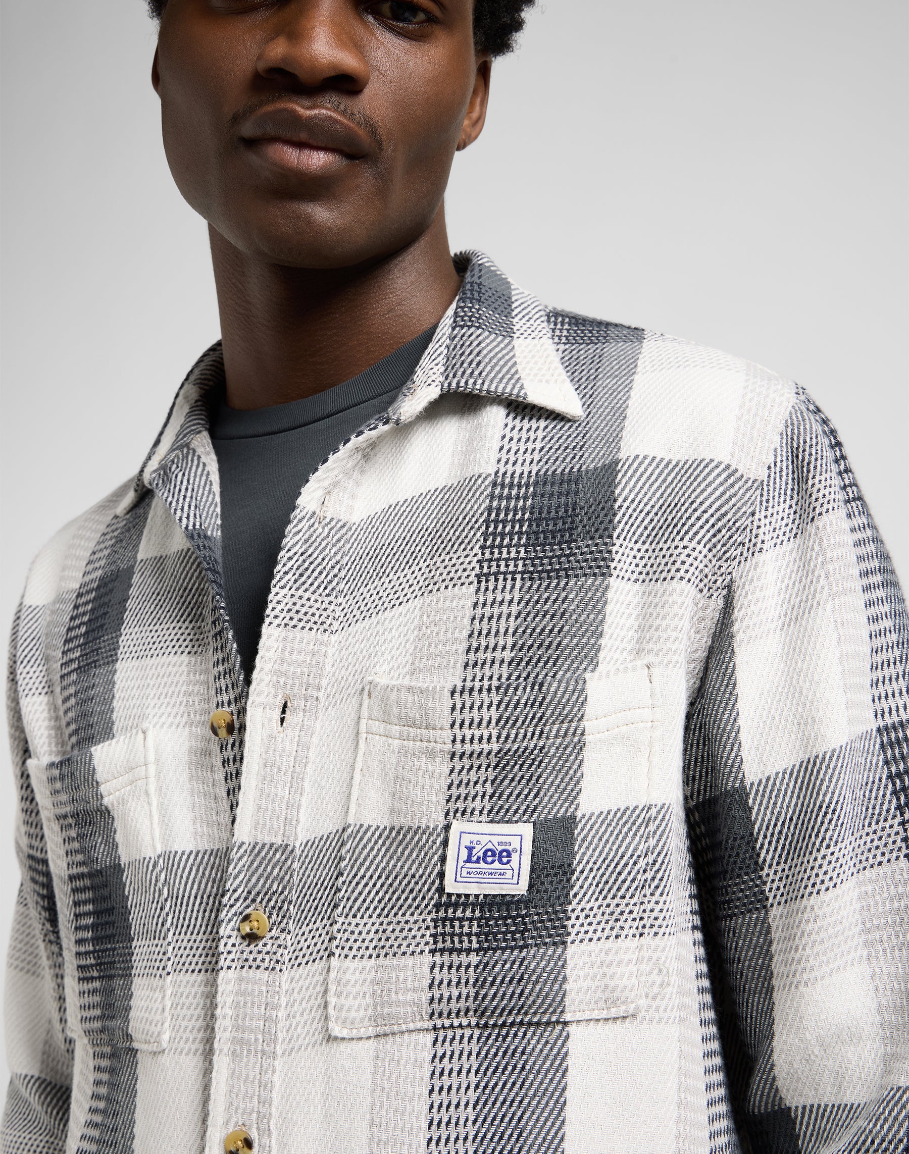 Workwear Shirt 2.0 in Rebel Navy Plaid Chemises Lee