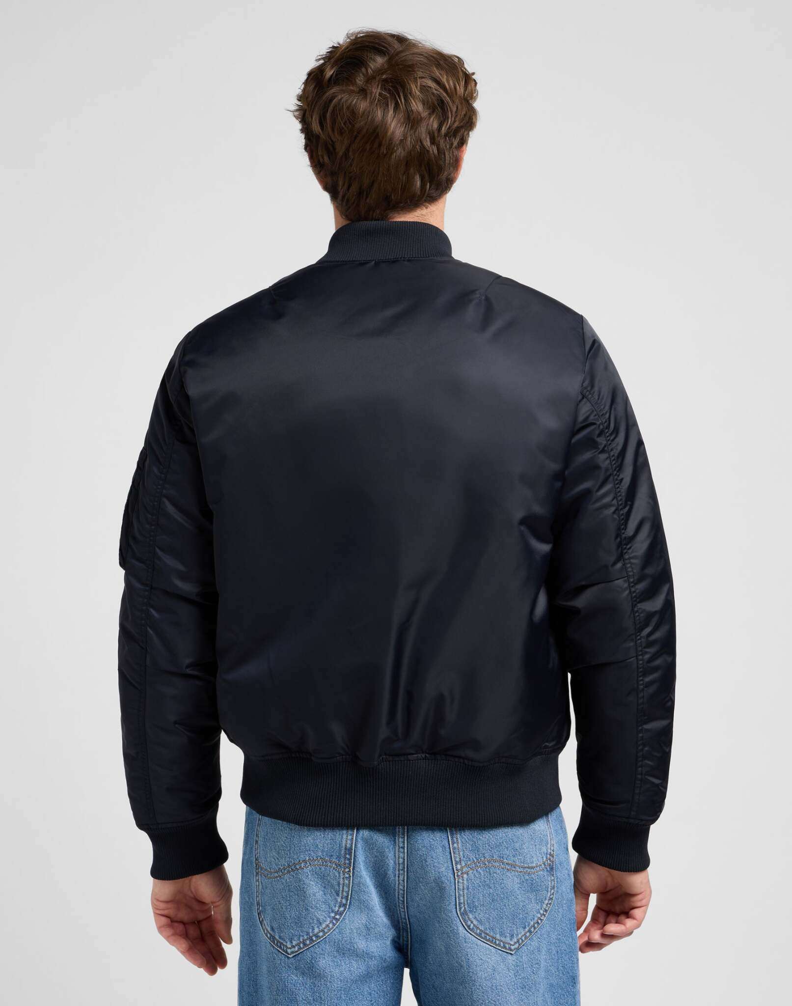 Bomber Jacket in Black Vestes Lee