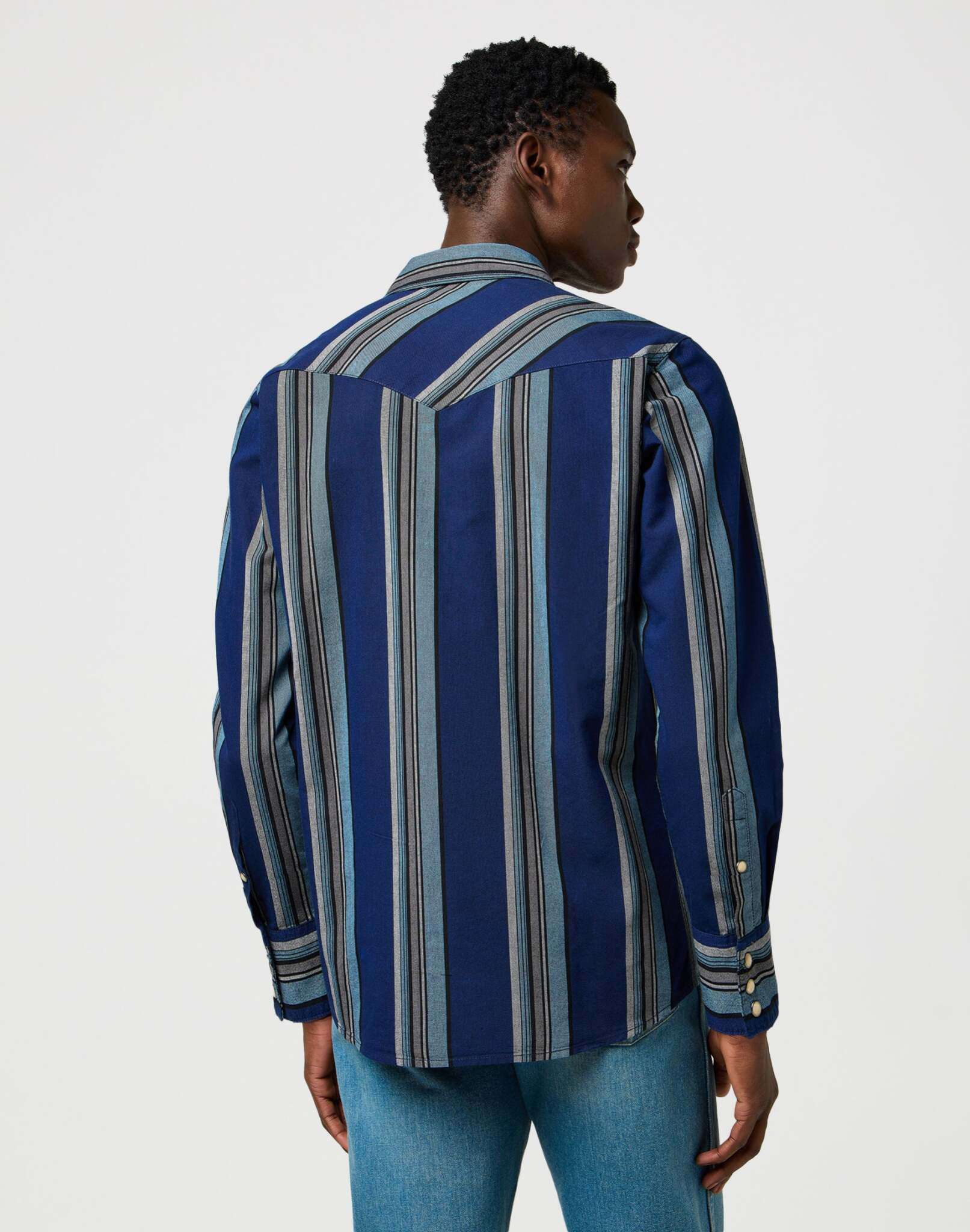 Chemise Western Indigo in Vintage Blue Chemises Wrangler