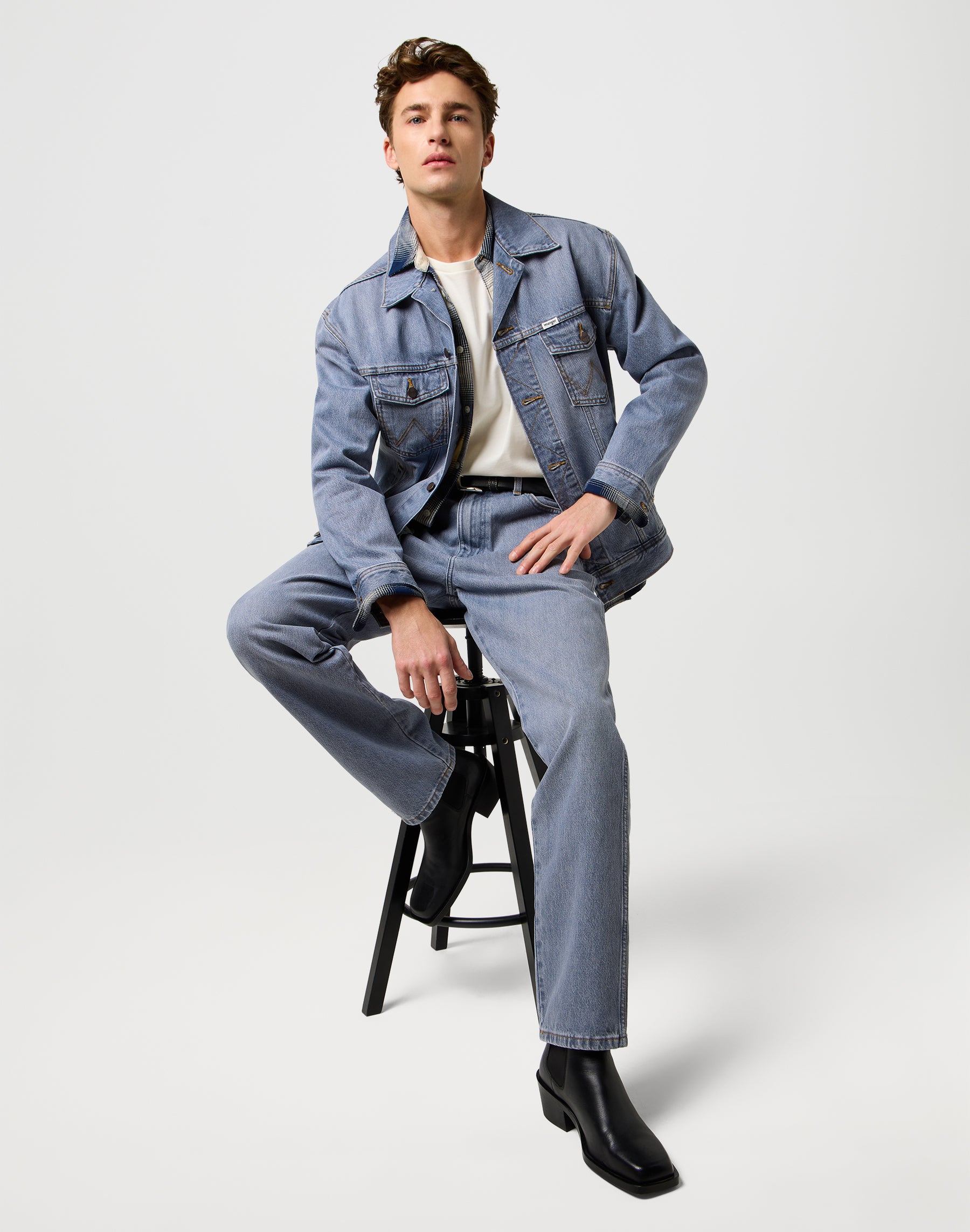 Veste Anti Fit in Light Ice Vestes Wrangler