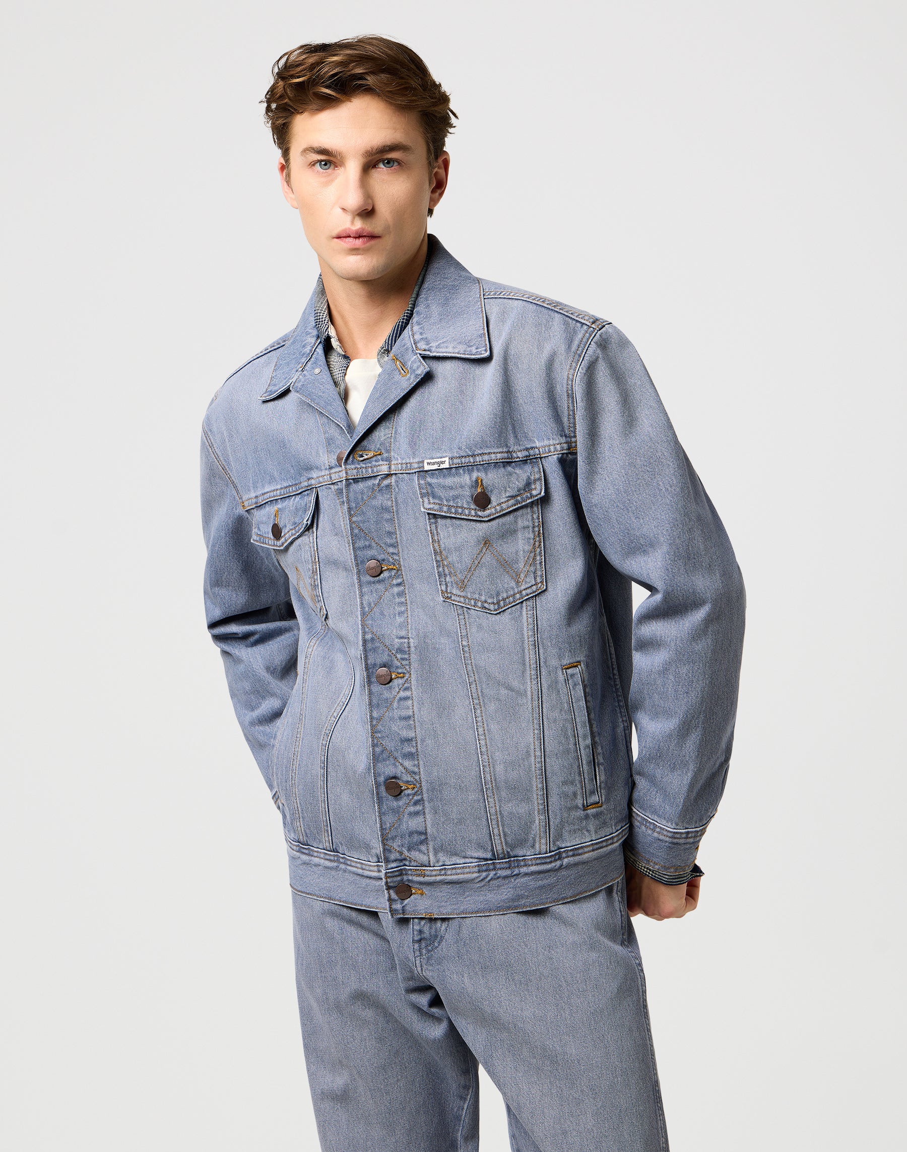 Veste Anti Fit in Light Ice Vestes Wrangler