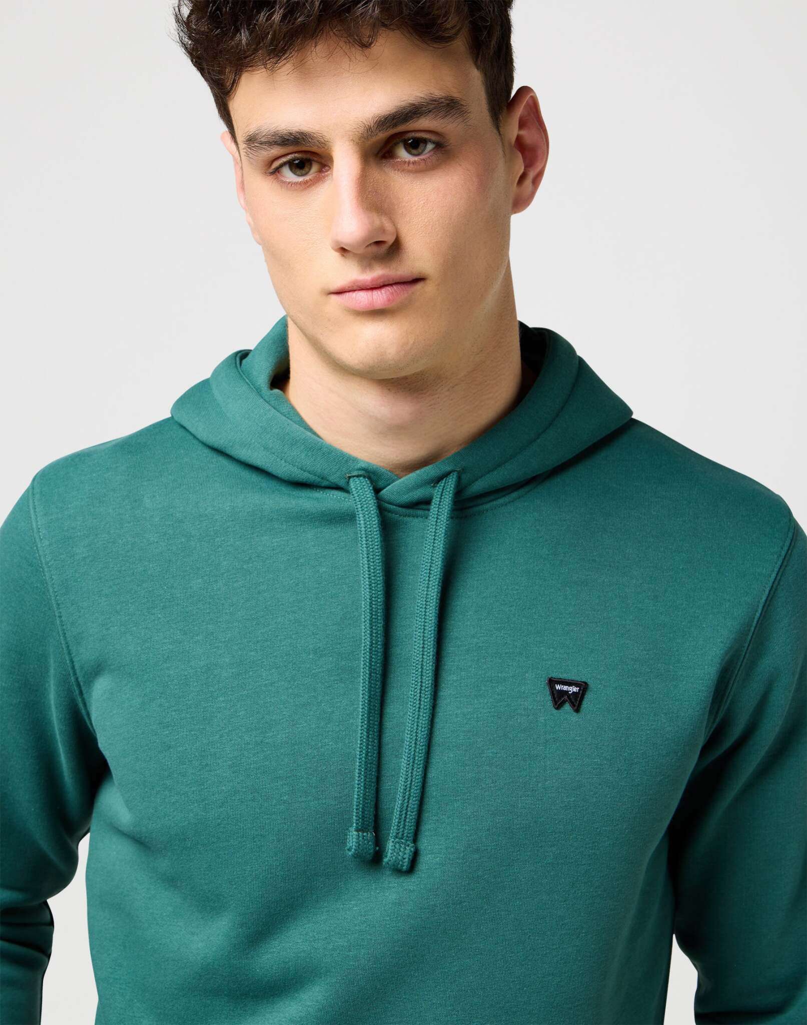 Sign Off Hoodie in Bistro Green Sweat à capuche Wrangler