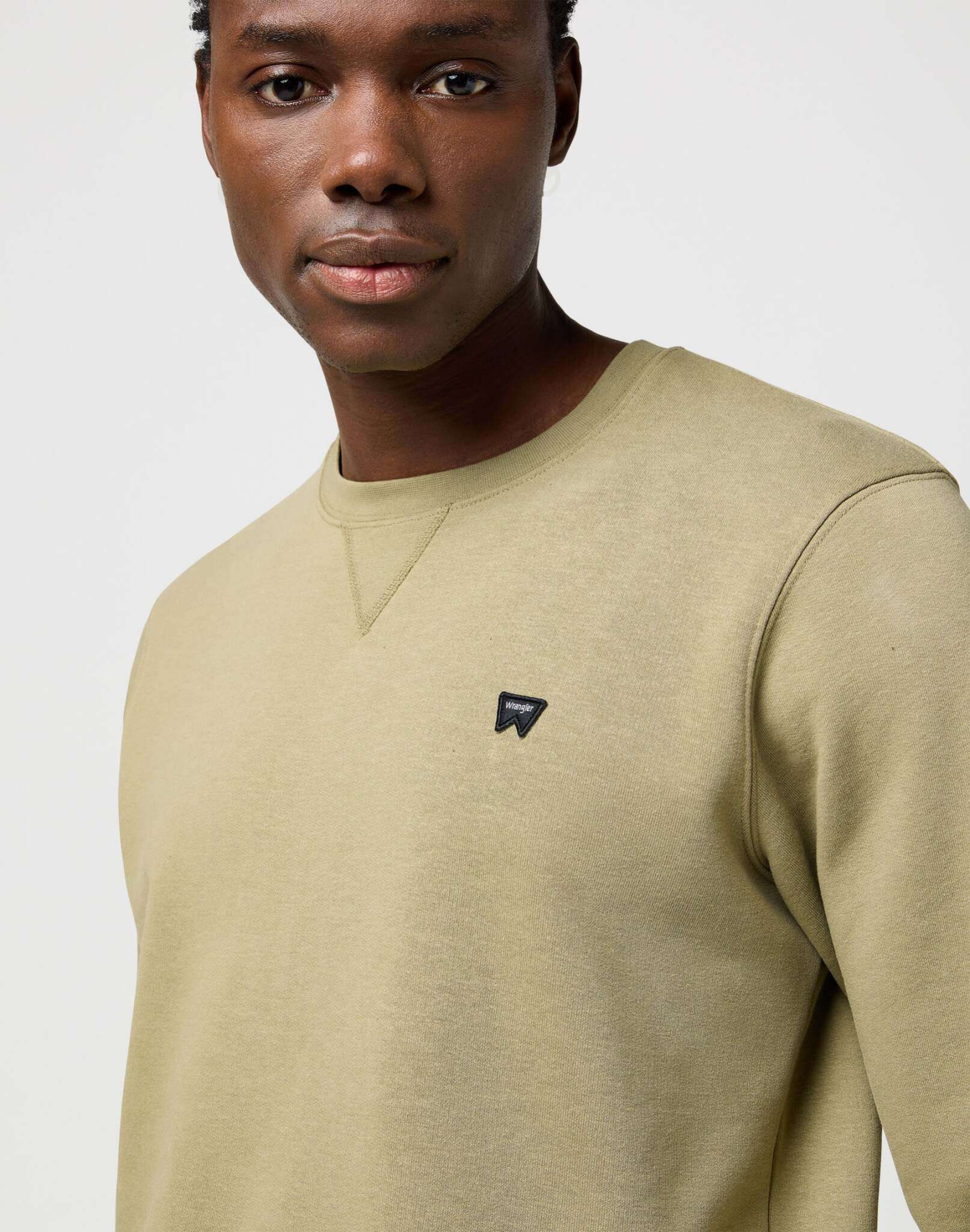 Sign Off Crew in Aloe Sweatshirts Wrangler