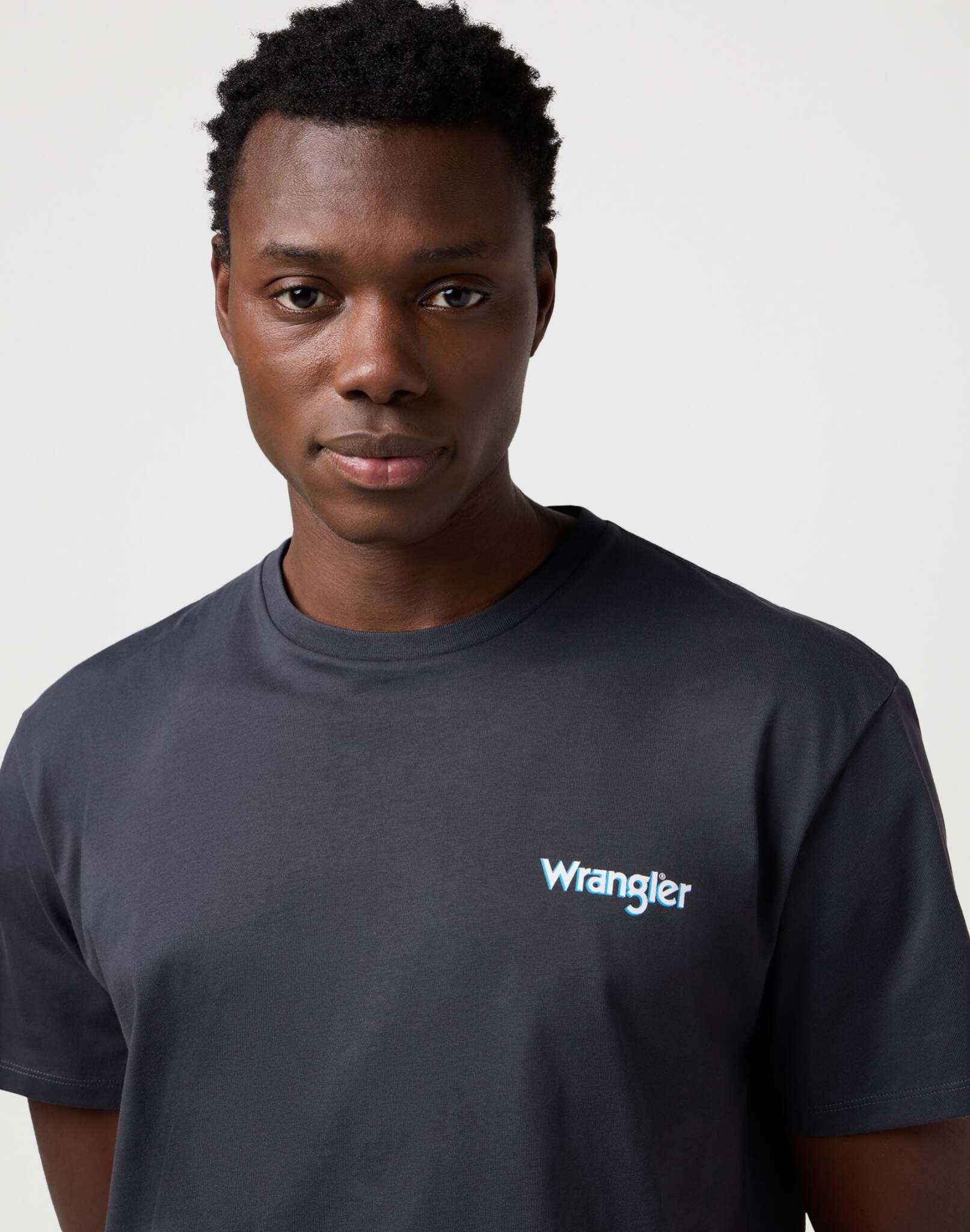 Vintage Tee in Faded Black T-shirts Wrangler