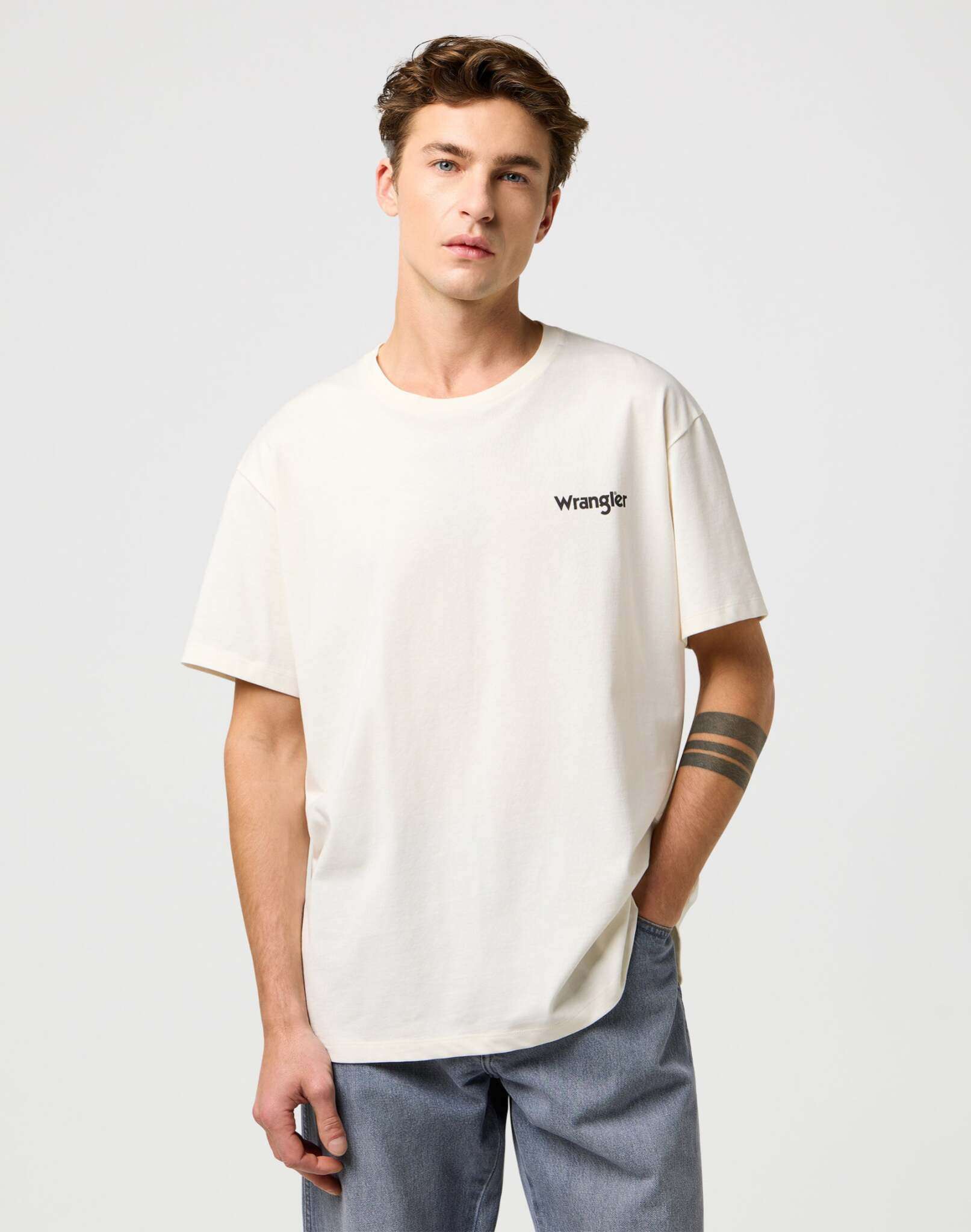 Tee vintage en birch T-shirts Wrangler