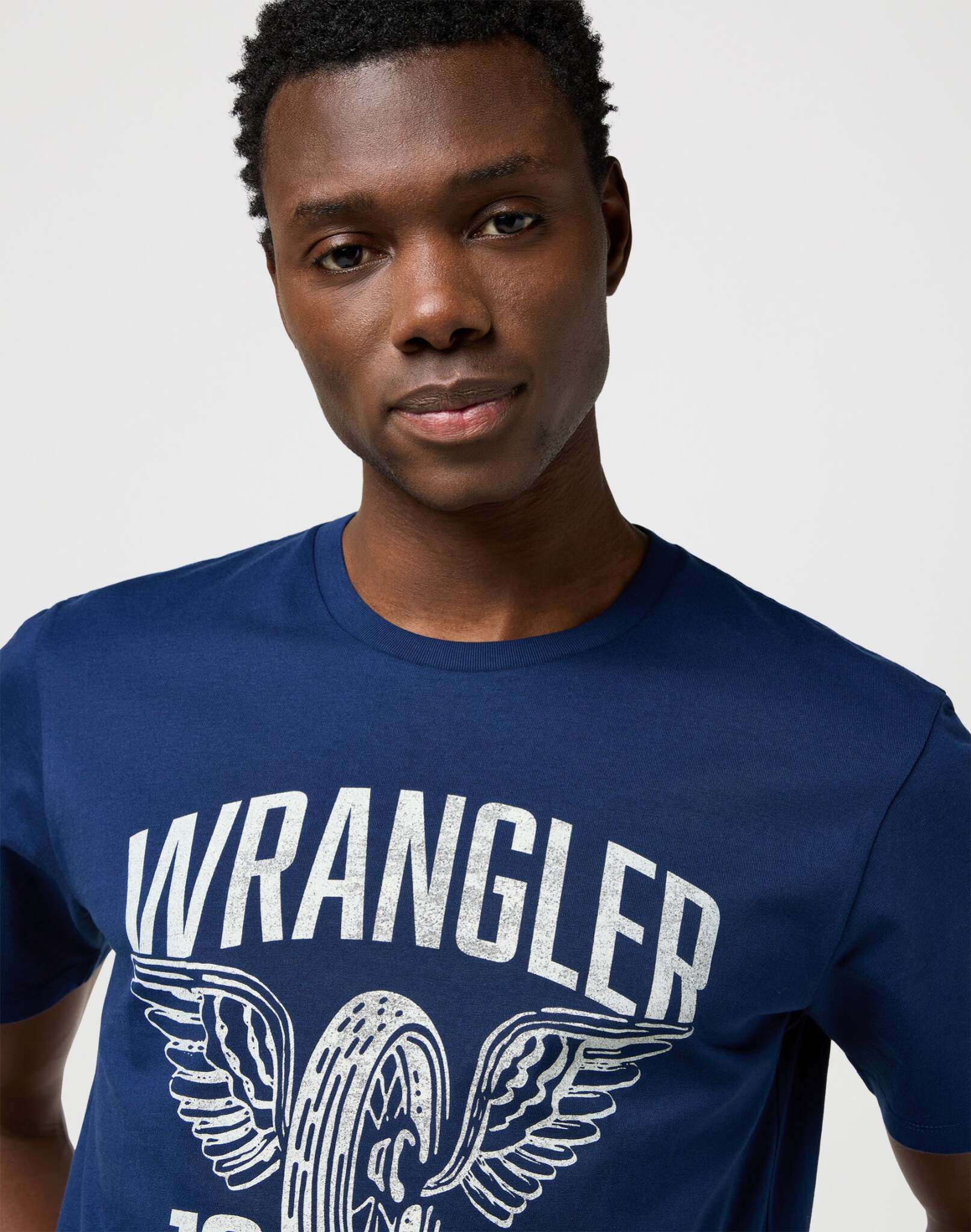 Americana Tee in Navy T-shirts Wrangler