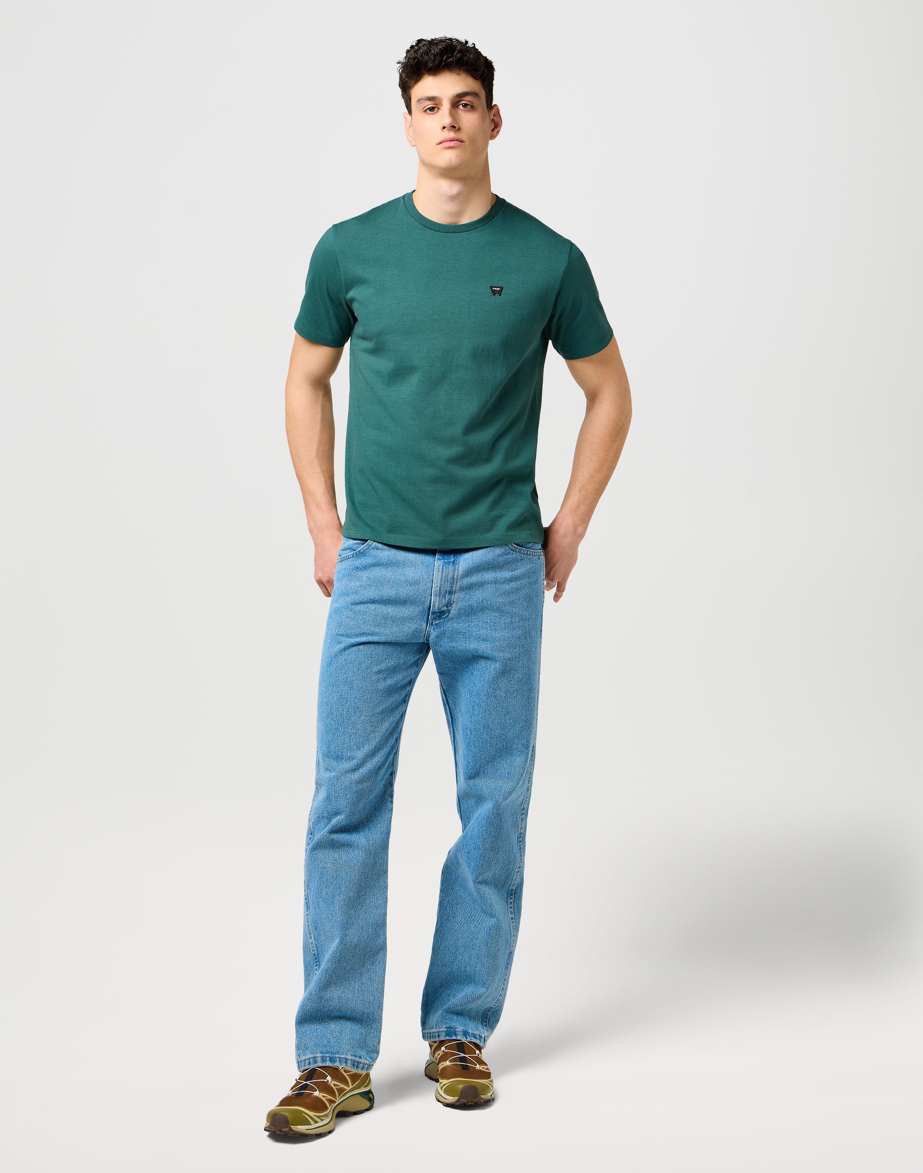 Sign Off Tee in Bistro Green T-shirts Wrangler