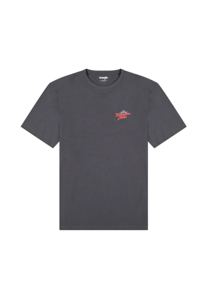 Tee graphique en noir fondu