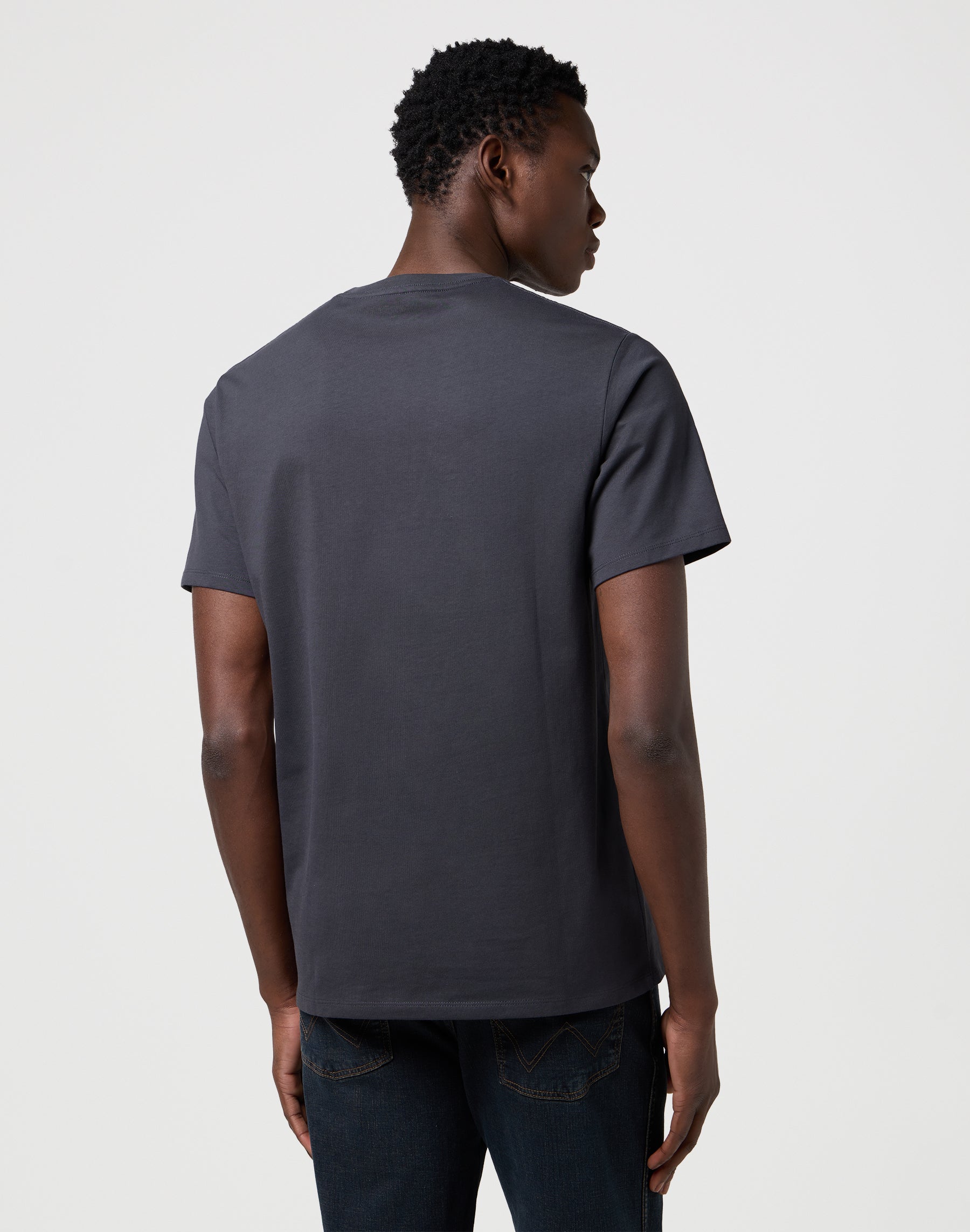 Graphic Tee in Faded Black T-shirts Wrangler